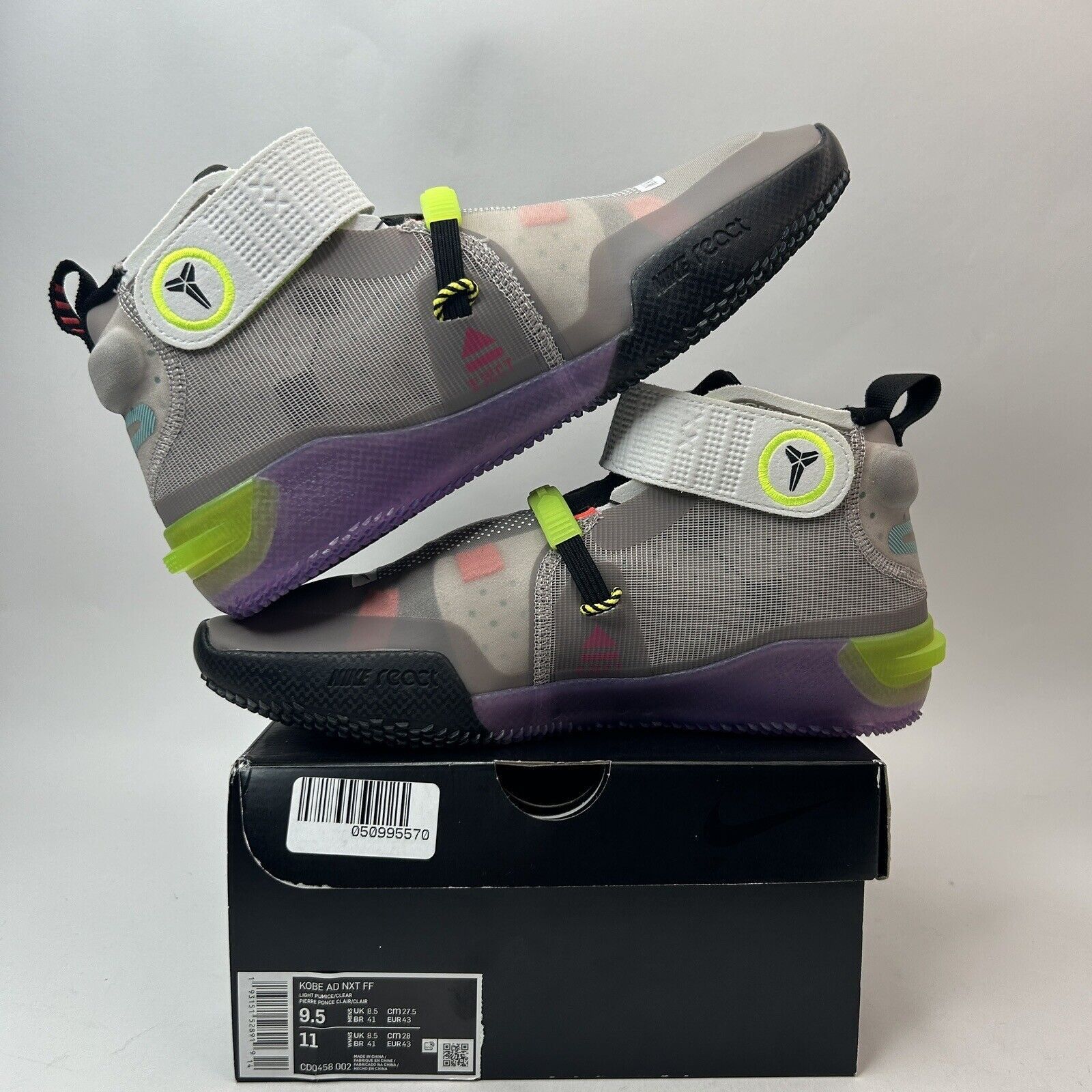 Nike Nike Kobe AD NXT FF FastFit “Pumice Queen Grey Black” 2023 Size US 9.5 / EU 42-43 - 3 Thumbnail