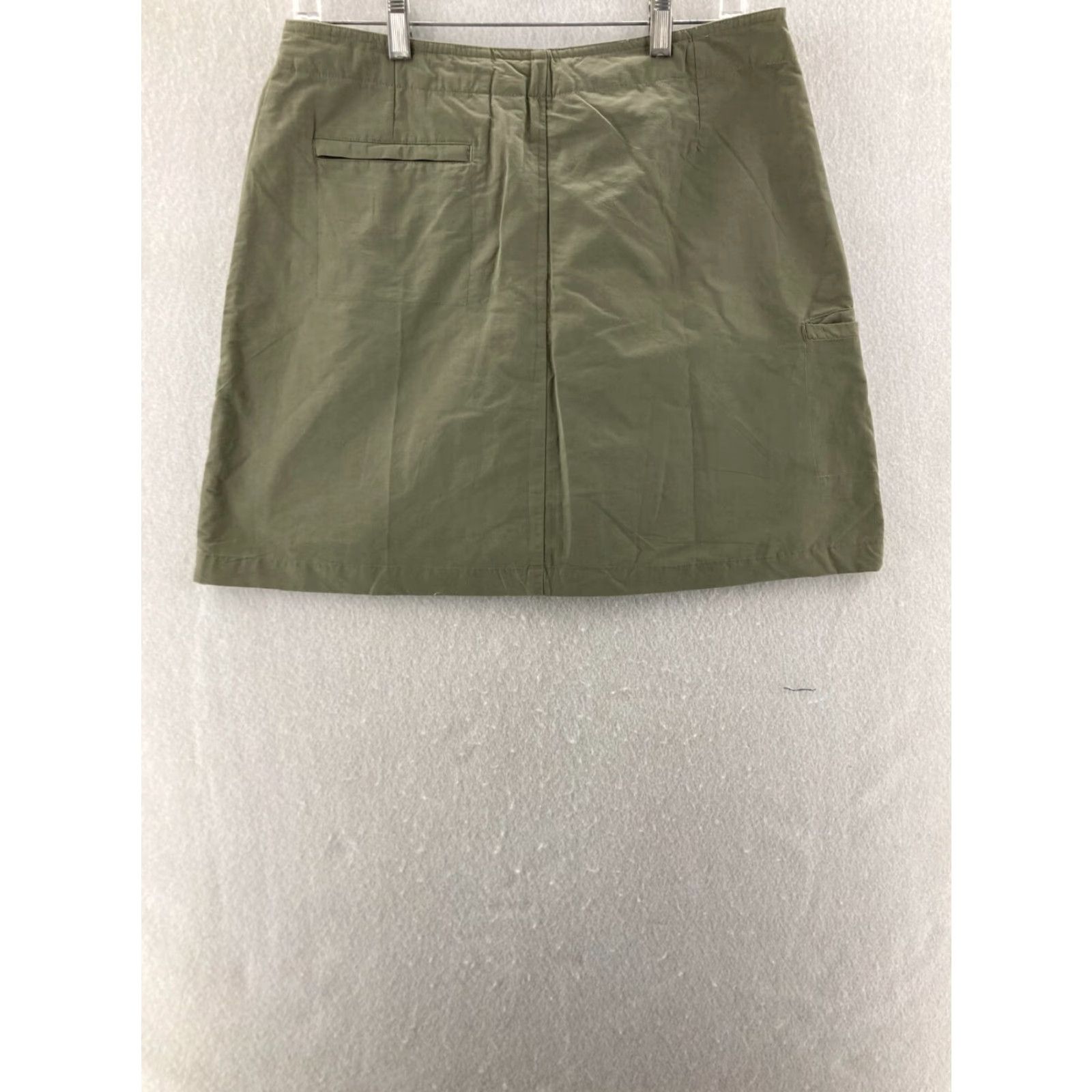 Vintage GSX Skirt Womens 12 Beige Short Solid Straight & Pencil Size 34" / US 12 / IT 48 - 5 Thumbnail