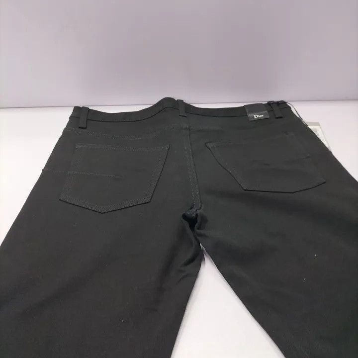 Dior Dior Dior Casual Solid Color Black Jeans 0079-2507 Size US 31 - 8 Thumbnail