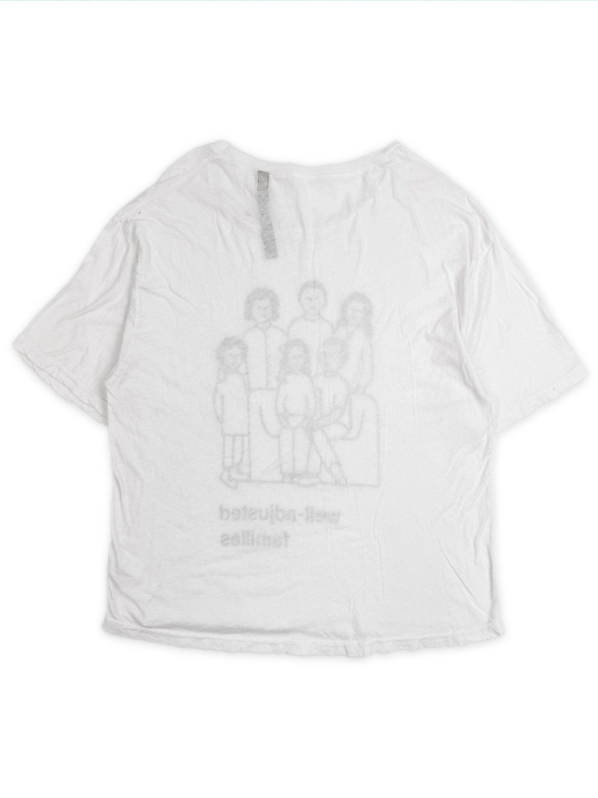 Enfants Riches Deprimes SS18 Enfants Riches Deprimes ‘Well-Adjusted Families’ White Graphic T-Shirt Size US S / EU 44-46 / 1 - 3 Thumbnail