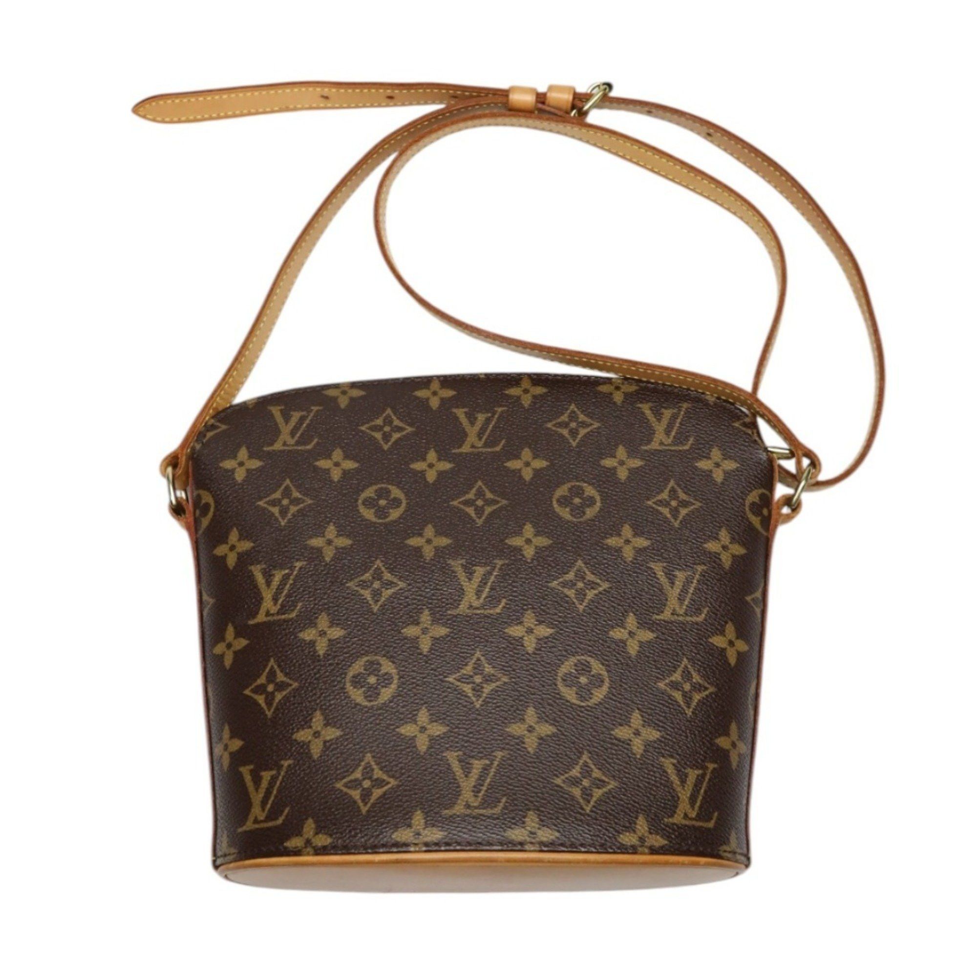 Louis Vuitton Louis Vuitton Shoulder Bag Monogram Drouot Canvas M51290 Brown LV Size ONE SIZE - 1 Thumbnail