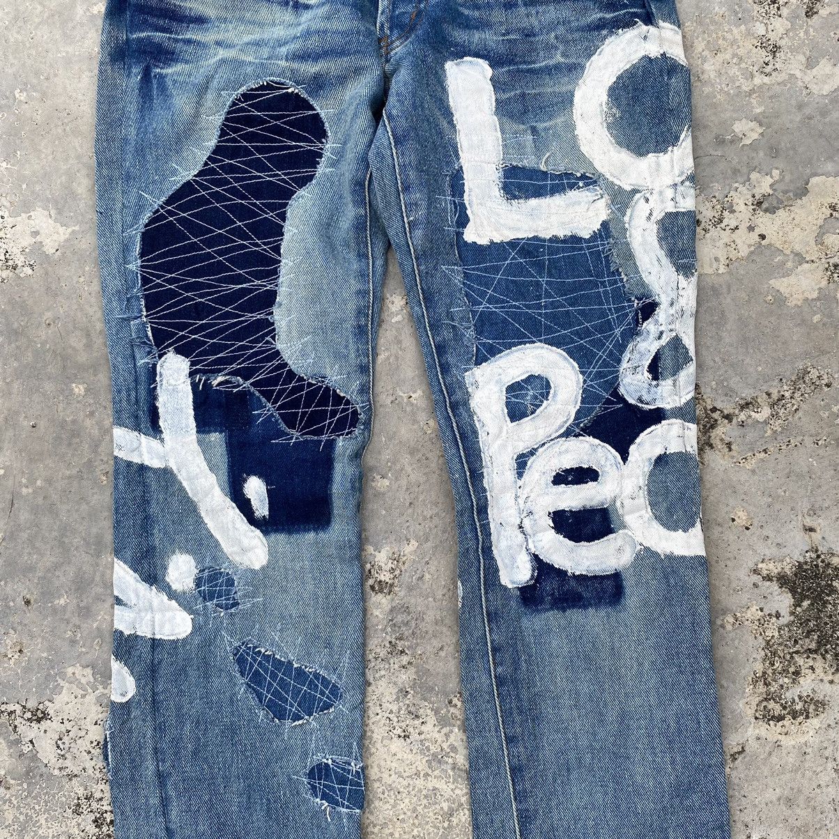 If Six Was Nine vintage classic members patchwork ripped denim jeans Size US 28 / EU 44 - 3 Thumbnail
