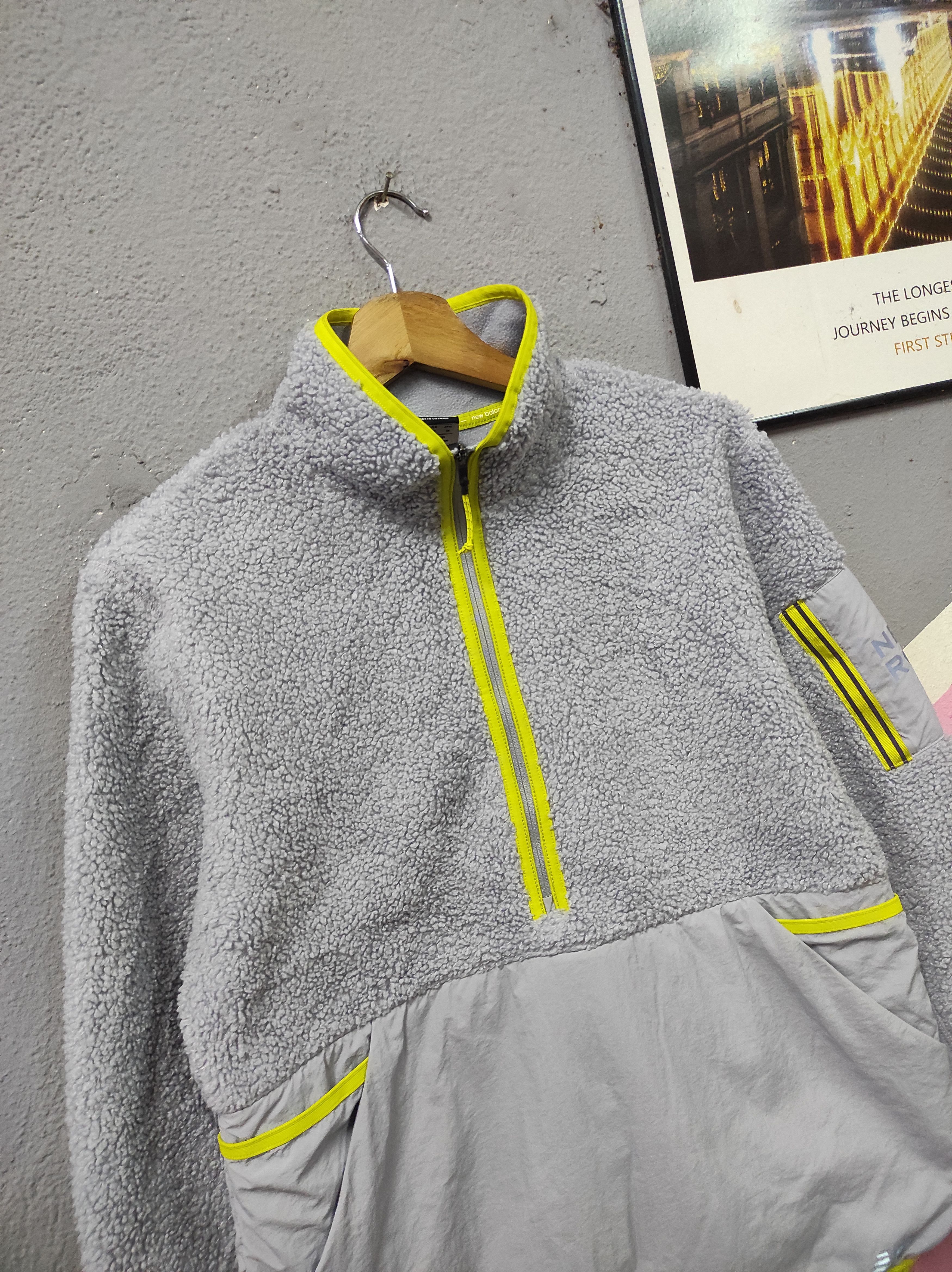 New Balance NEW BALANCE NBRC HALF ZIPPER SWEATER Size S / US 4 / IT 40 - 2 Thumbnail