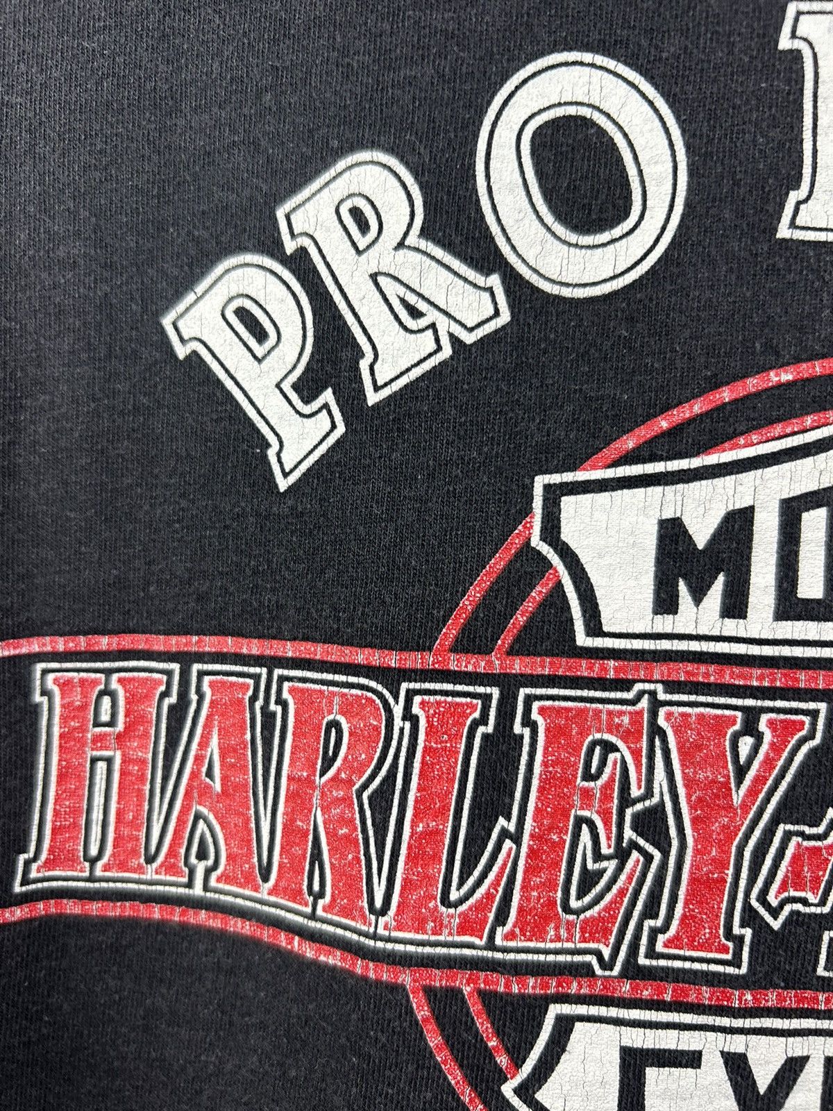 Harley Davidson Vintage 90s Holoubke Harley Davidson Shirt 1992 Black Size US L / EU 52-54 / 3 - 17 Thumbnail