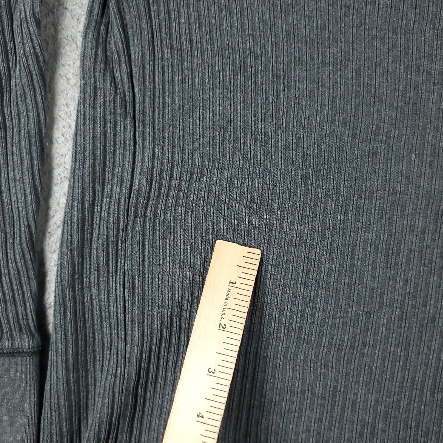 Tommy Hilfiger Tommy Hilfiger Long Sleeve T-Shirt Adult Large Gray Thermal Knit Casual Mens Size US L / EU 52-54 / 3 - 5 Thumbnail