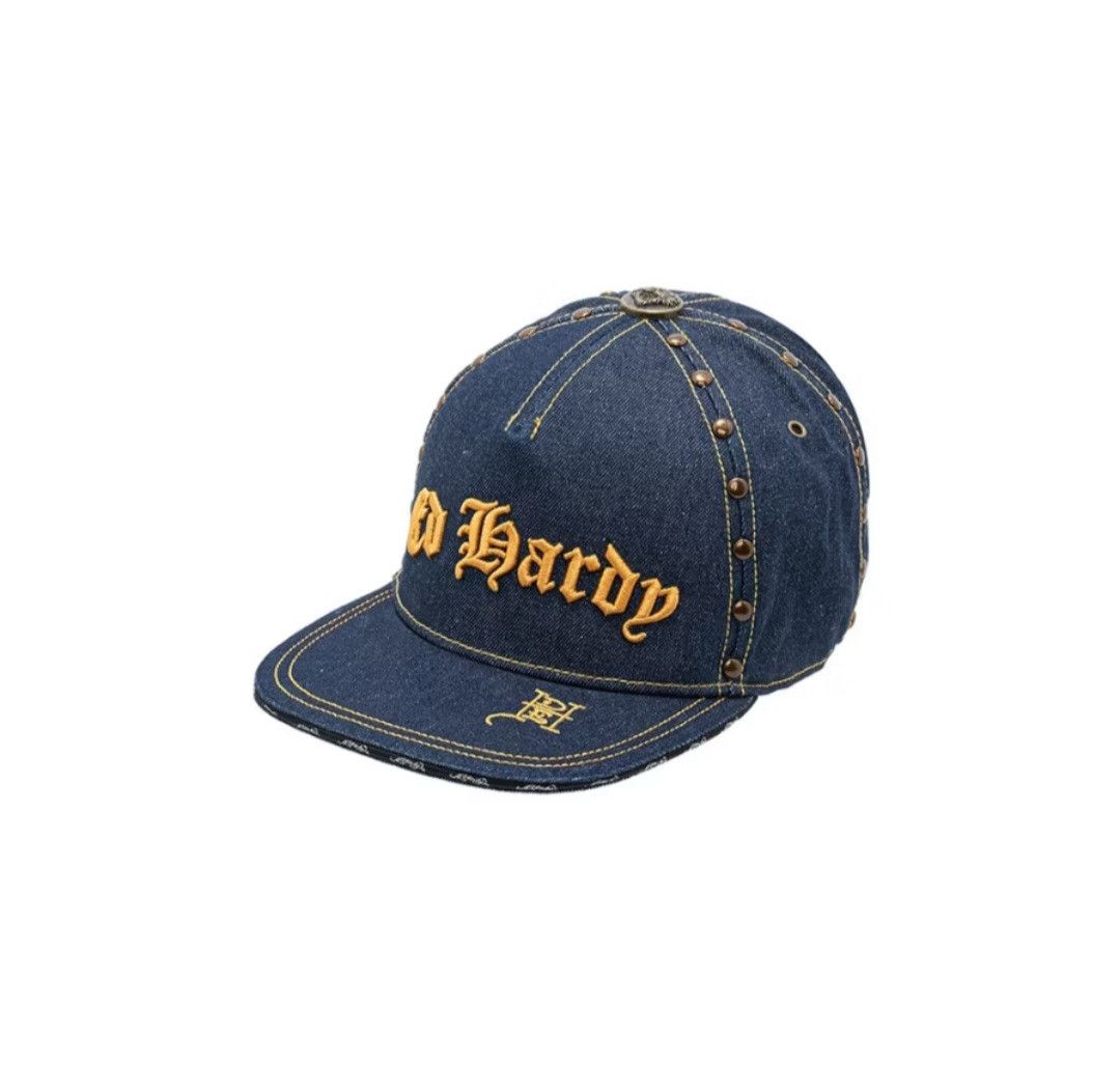 Christian Audigier Ed hardy signature denim cap Size ONE SIZE - 1 Thumbnail
