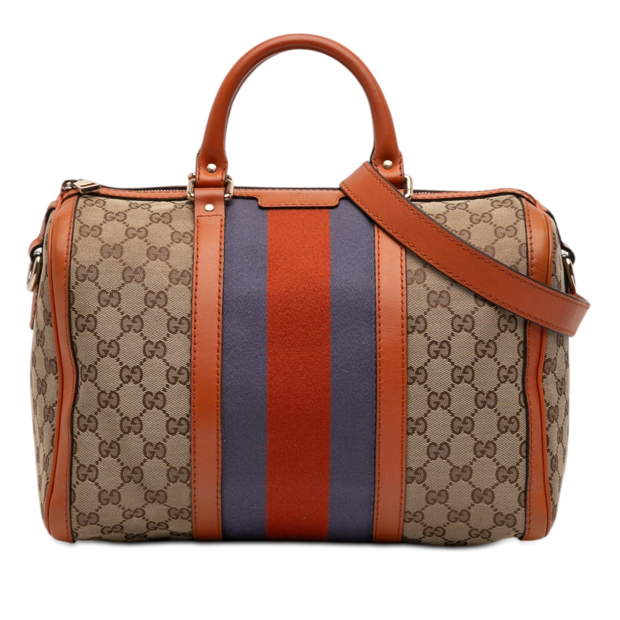 Gucci Medium GG Canvas Web Joy Boston Bag Size ONE SIZE - 1 Thumbnail