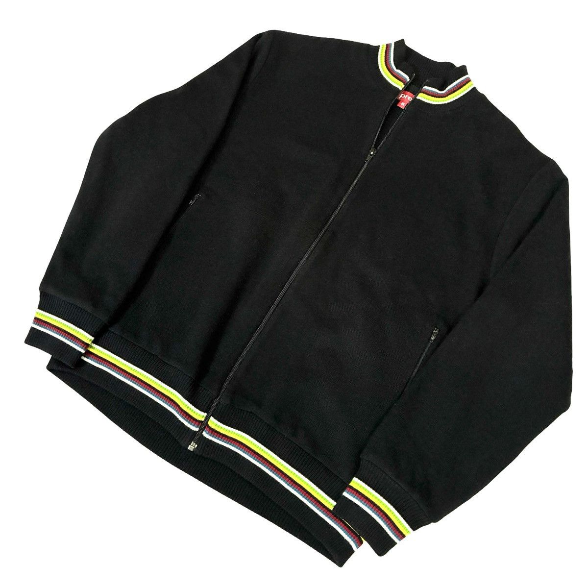 Supreme Supreme Woven Leather Zip Cardigan | Grailed