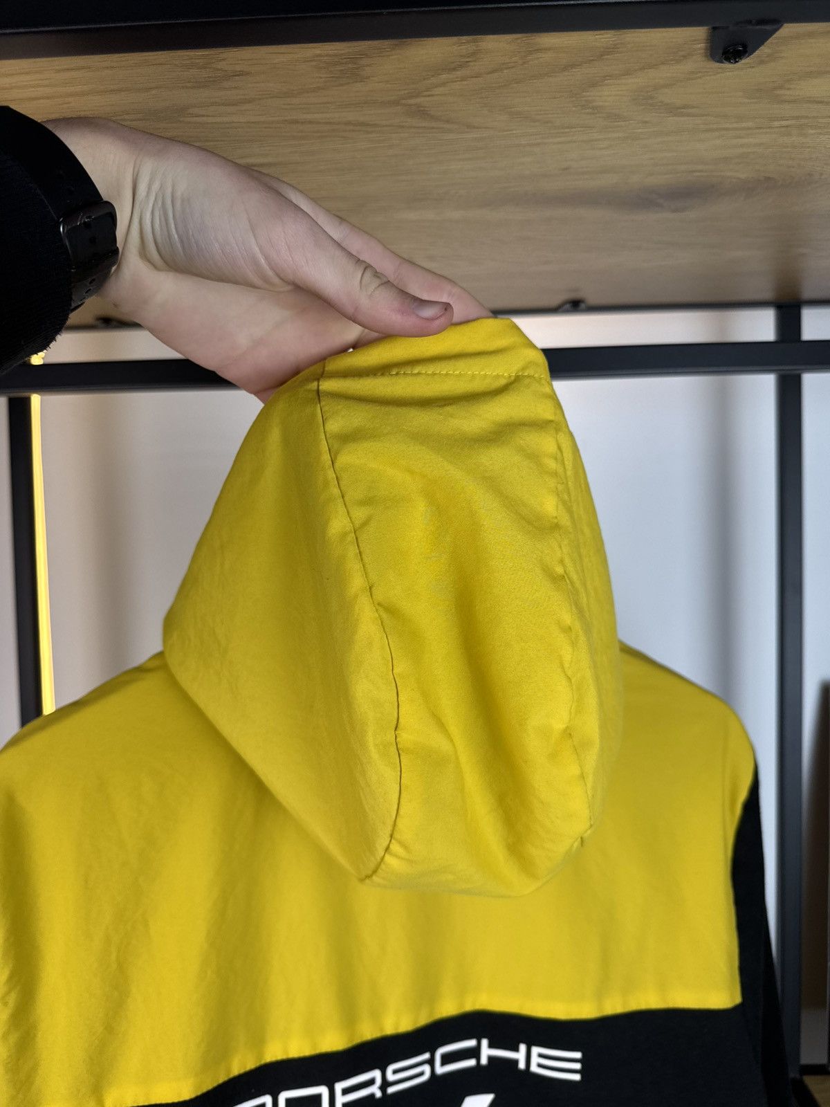 Porsche Design × Puma Porsche Turbo Jacket by Puma Hoodie Hoodie Black / Yellow Size US L / EU 52-54 / 3 - 13 Thumbnail