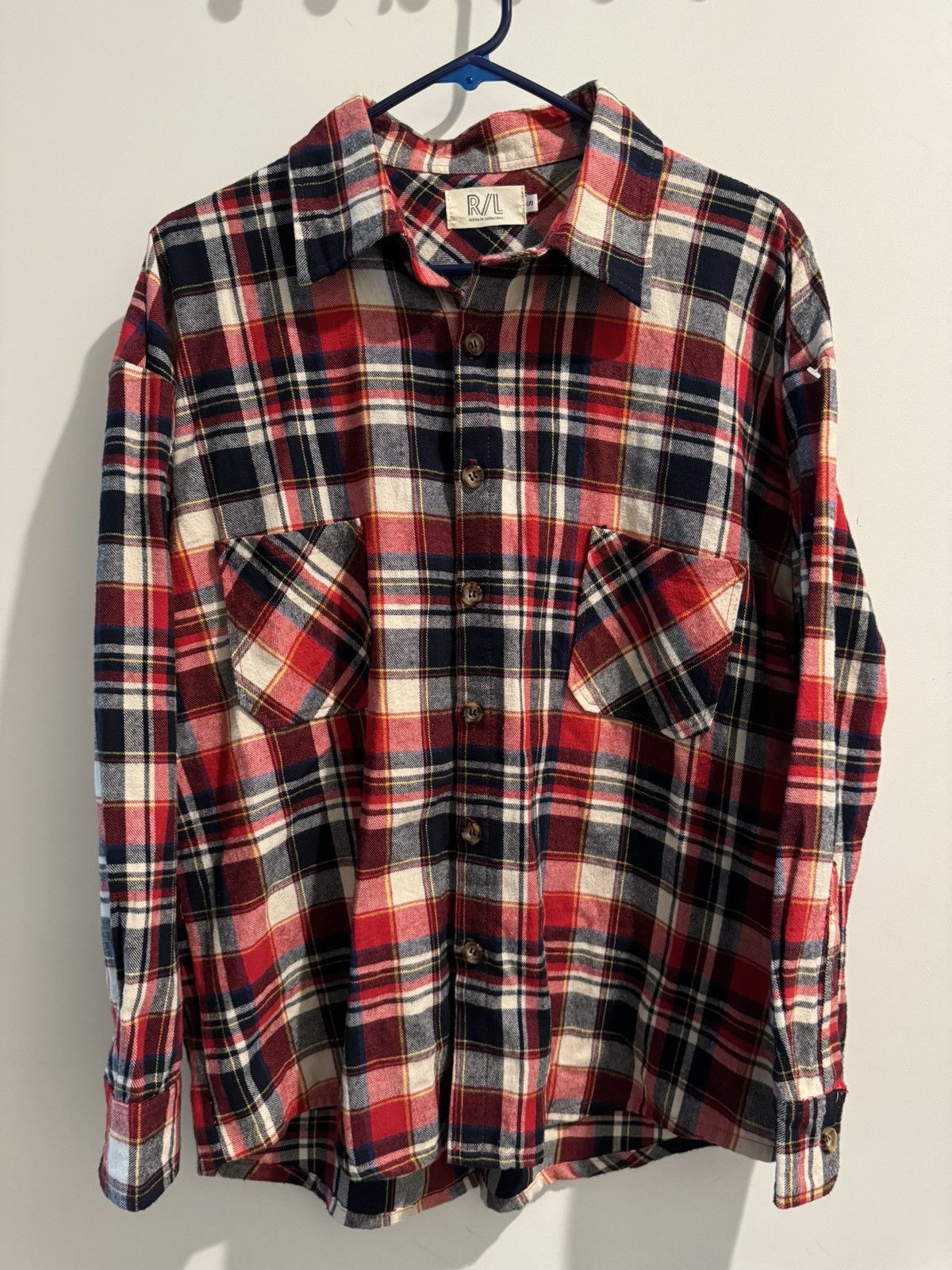 Richie Le Collection Richie Le Collection Flannel Plaid Button Up Shirt Small Size US S / EU 44-46 / 1 - 1 Thumbnail