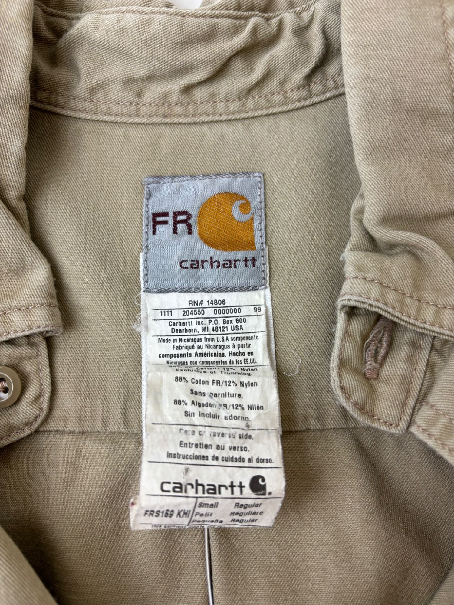 Carhartt S Carhartt Tan Button Up Size US S / EU 44-46 / 1 - 4 Thumbnail
