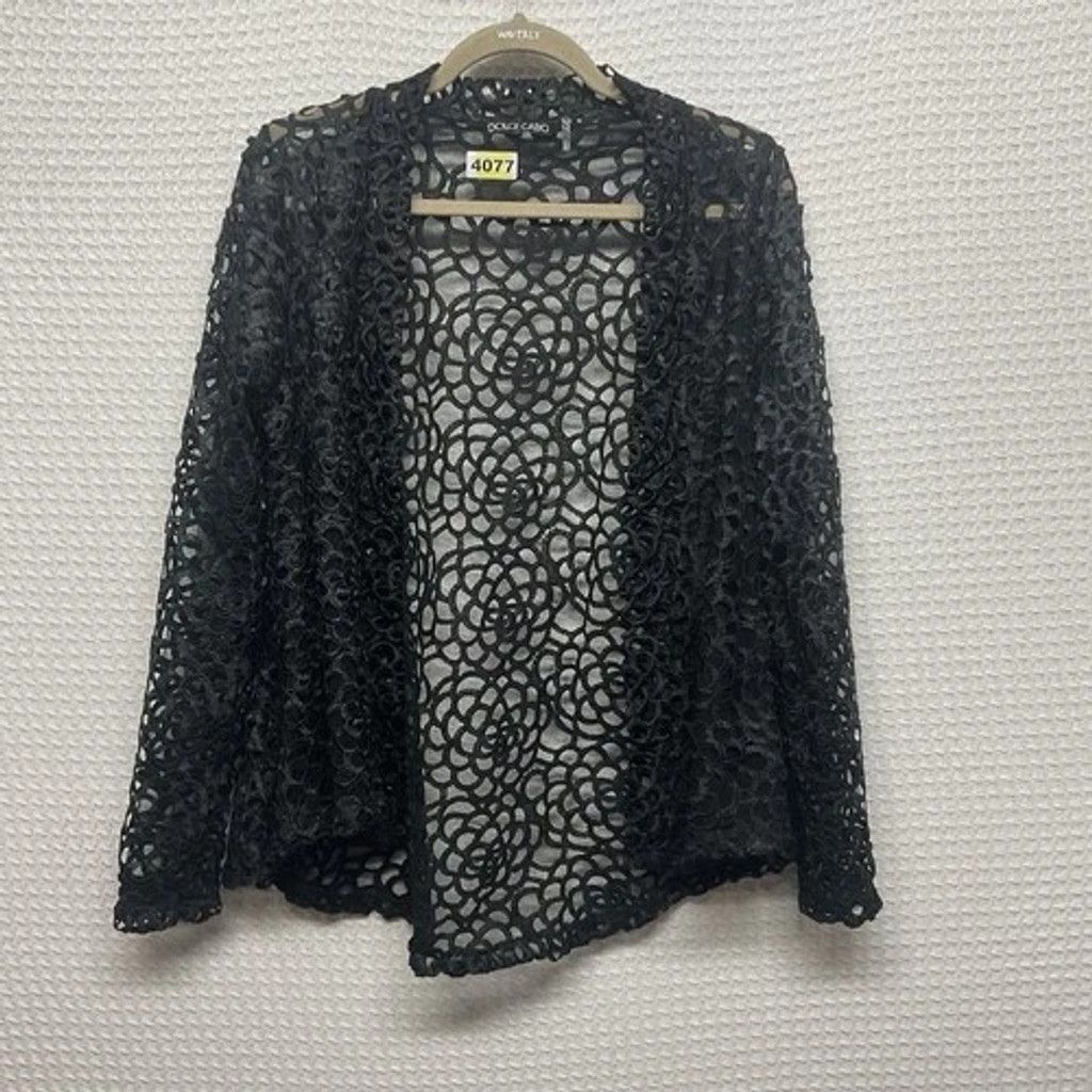 Other Dolce Cabo Lace Bolero Open Front Cardigan Women M Party C Size M / US 6-8 / IT 42-44 - 1 Thumbnail