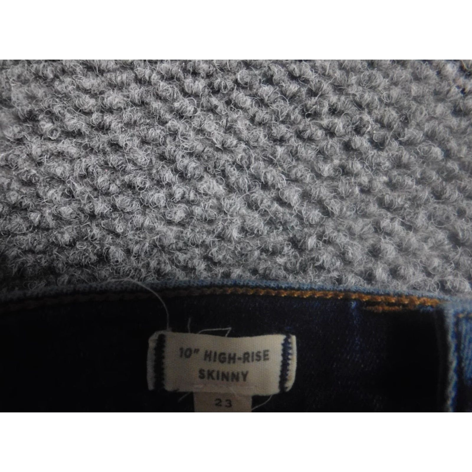 Madewell Madewell Jeans Womens Size 23 Blue High Rise Skinny Denim Slim Pockets Zipper Regular Size 40" / US 18 - 5 Thumbnail