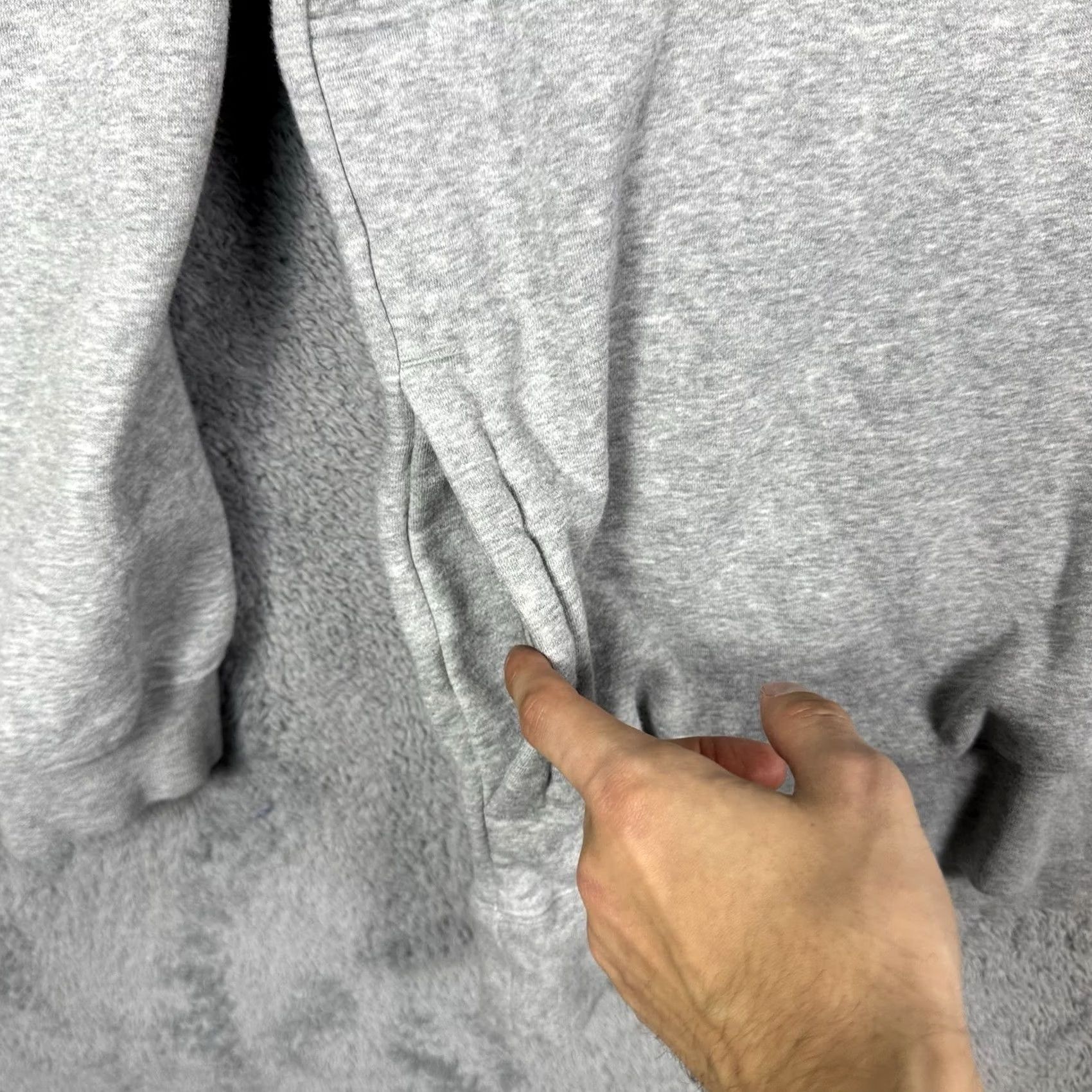 Nike Nike Sportswear Sweatshirt Mens 3XL Club 1/2 Zip Pullover Jacket DD4732-066 Gray Regular Fit Long Sleeve Size US XXL / EU 58 / 5 - 2 Thumbnail
