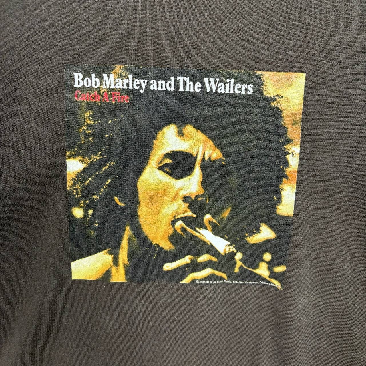 Band Tees × Bob Marley × Vintage Y2k Bob Marley and The Wailers Catch A Fire Rock Band Tshirt Size US XL / EU 56 / 4 - 3 Thumbnail
