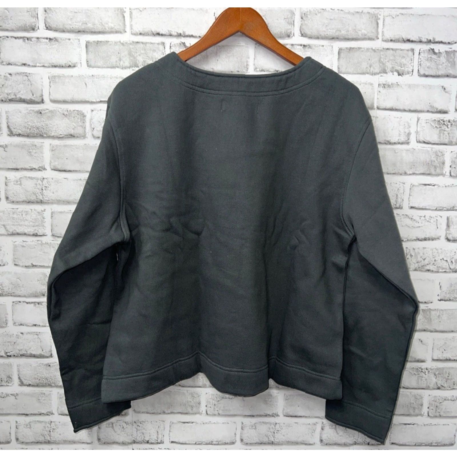 Vintage VINTAGE Sportif Sweatshirt Pullover Womens Size XL Gray Activewear Size XL / US 12-14 / IT 48-50 - 5 Thumbnail