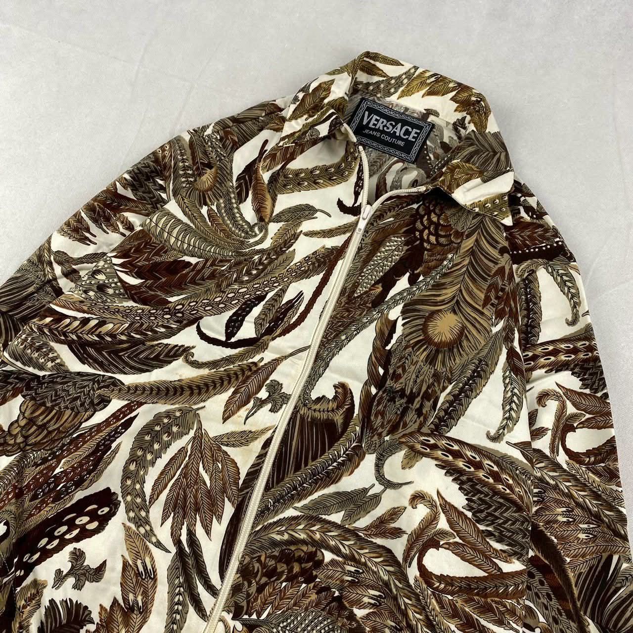 Versace Vintage Versace Bomber Jacket Floral Classic design Size US L / EU 52-54 / 3 - 3 Thumbnail