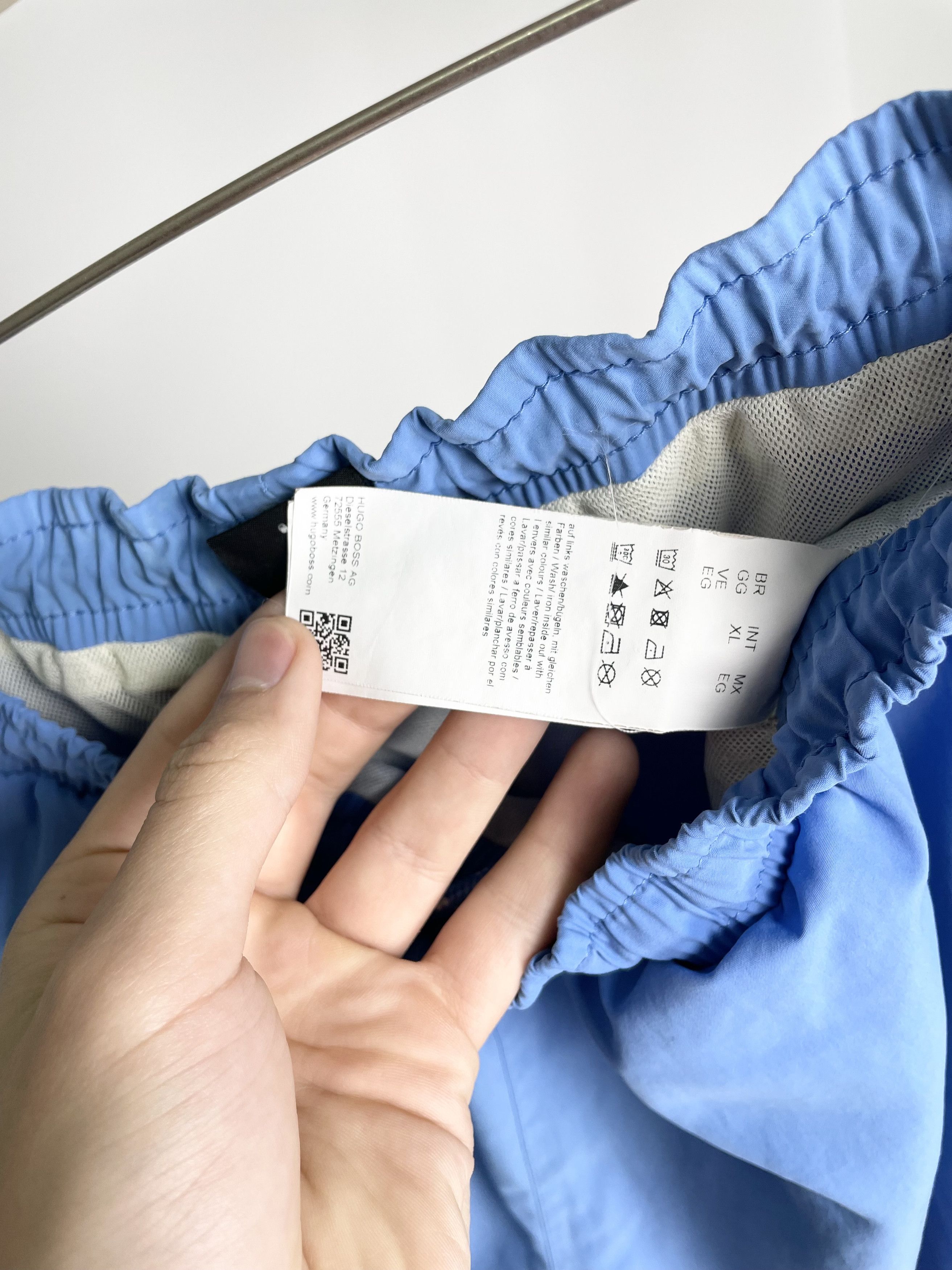 Hugo Boss Hugo Boss ( Size XL ) Light Blue Swimming Nylon Shorts Size US 36 / EU 52 - 12 Thumbnail