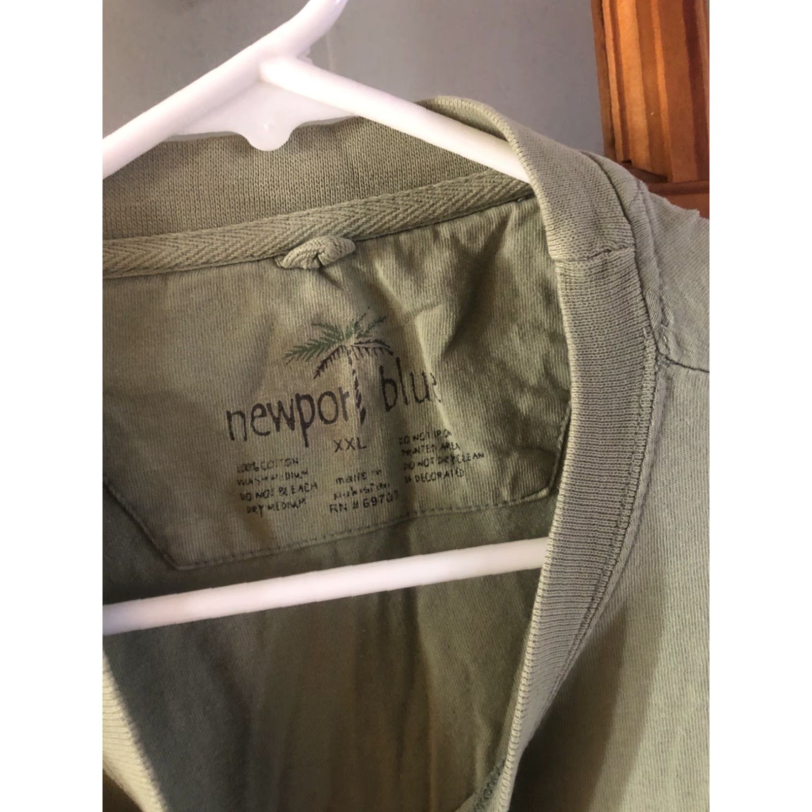 Vintage VINTAGE Newport Blue T-Shirt Shirt Men 2XL Green Fishing Lures Short Sleeve Crew Neck Logo Fish Size US XXL / EU 58 / 5 - 3 Thumbnail