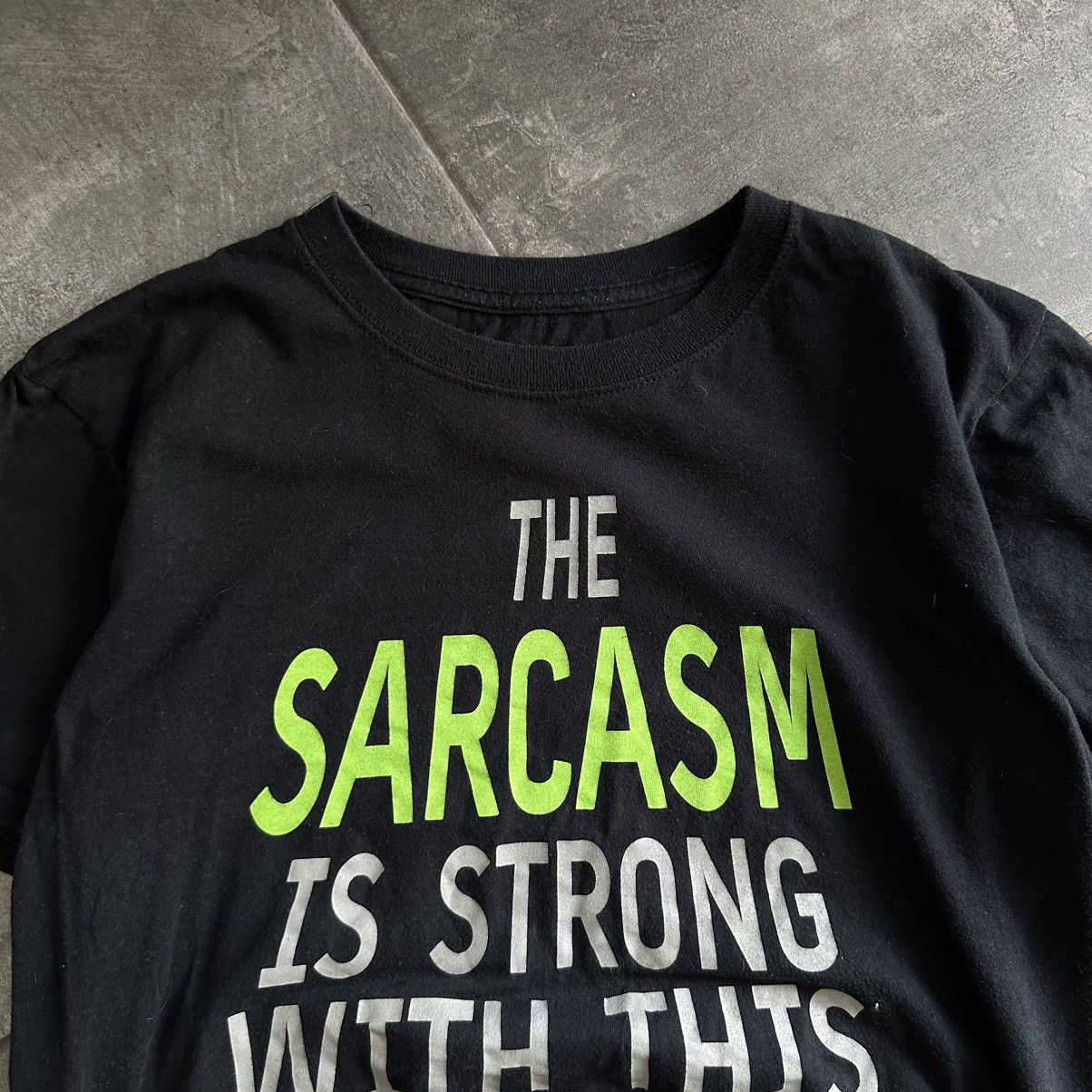 Vintage Vintage The Sarcasm Is Strong With This One T-shirts Humor Size L / US 10 / IT 46 - 5 Thumbnail