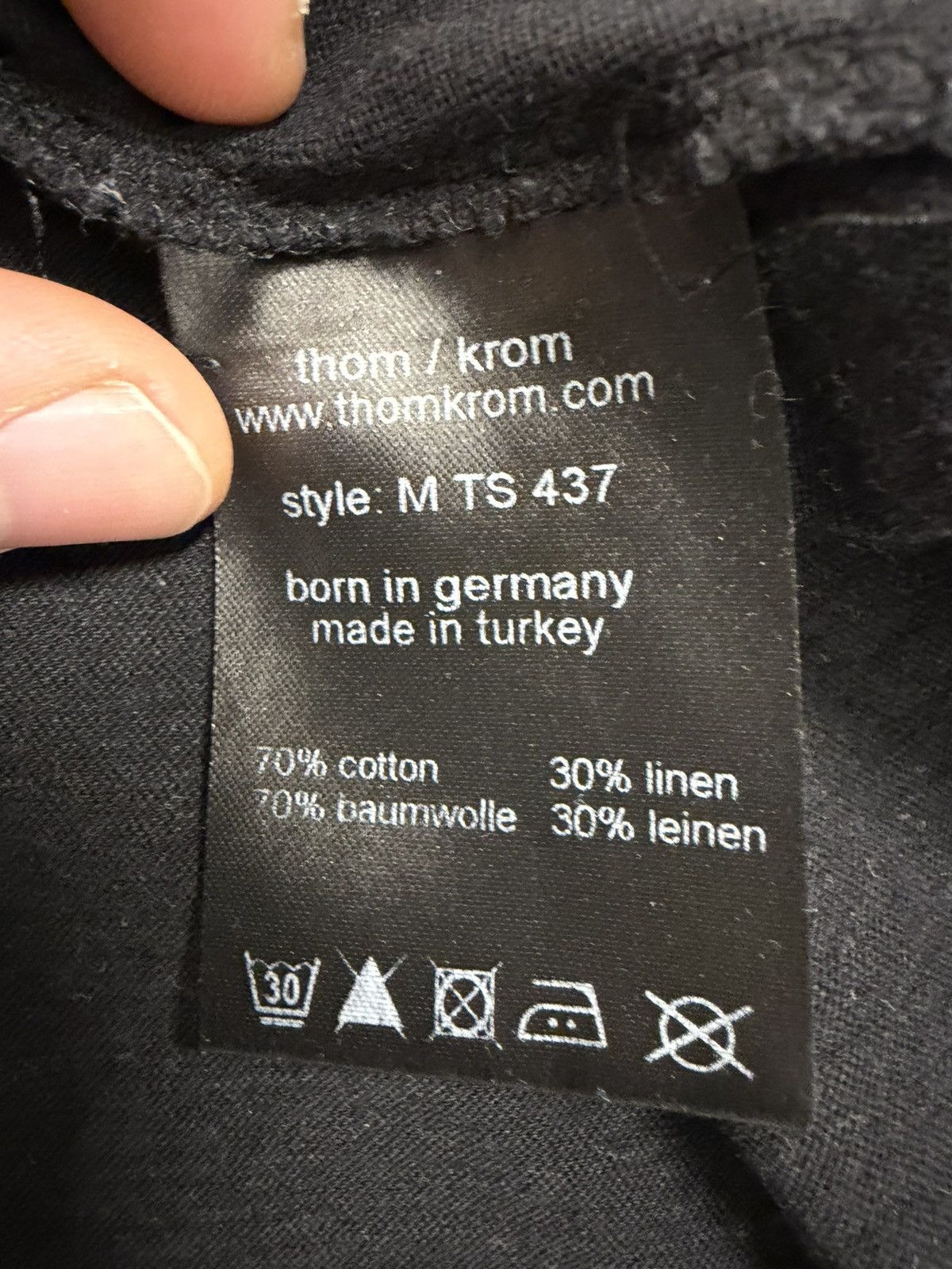 Thom Krom Thom Krom T-Shirt Size US S / EU 44-46 / 1 - 8 Thumbnail