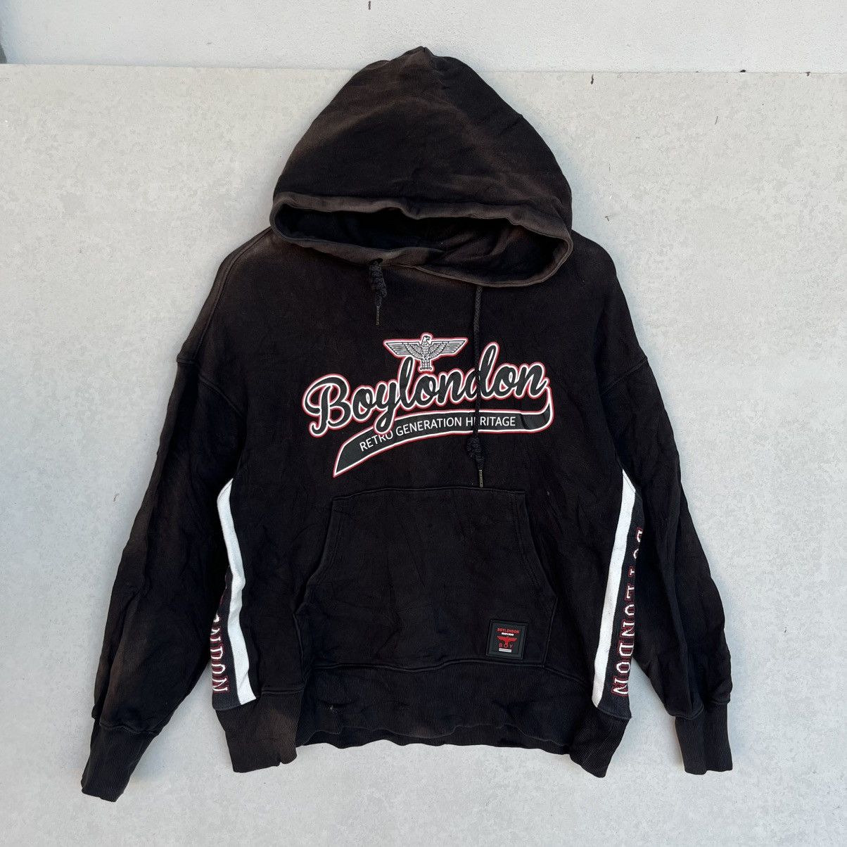 Other Vintage Boy London Black Hoodie With Red Accents Size S Size US S / EU 44-46 / 1 - 1 Thumbnail
