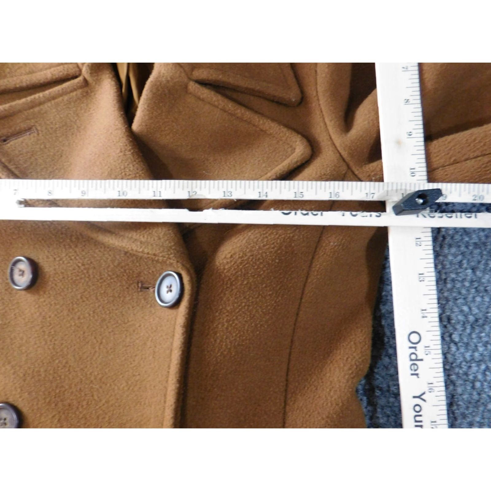 Old Navy Old Navy Jacket Coat Trench Womens XS Brown Acrylic Wool Button Full Zip Lightweight Casual Size XS / US 0-2 / IT 36-38 - 6 Thumbnail