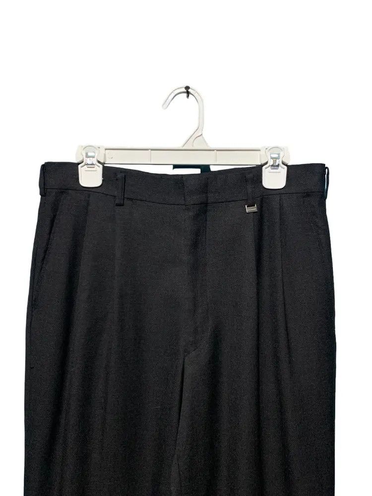 Balmain 2000s BALMAIN PARIS pleated baggy trouser dark grey Size US 30 / EU 46 - 5 Thumbnail