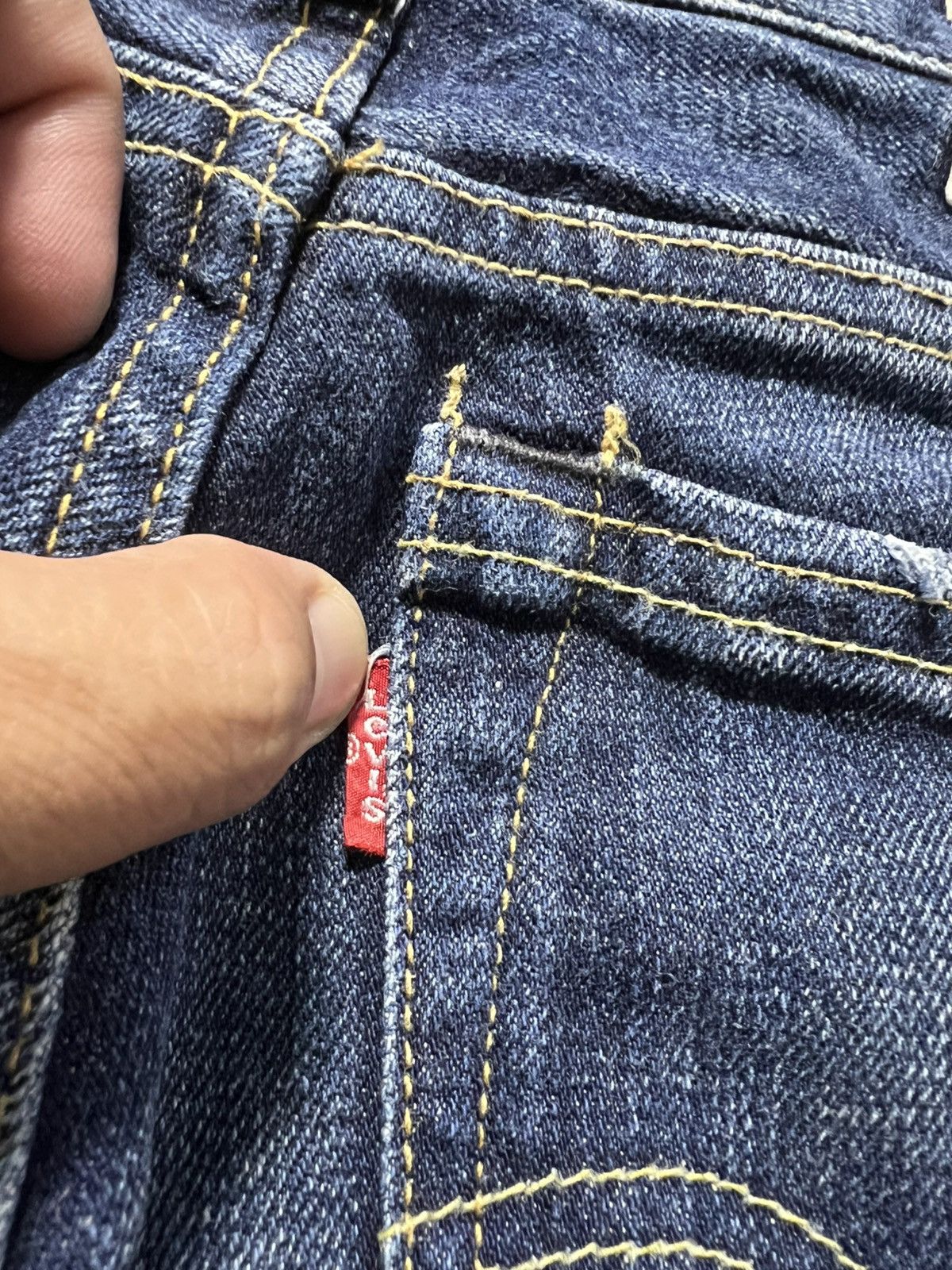 Levi's × Levi's Vintage Clothing 💥Baggy💥Vintage 90’s-00 Levis Lpc Distress Jeans Very Rare Size US 28 / EU 44 - 14 Thumbnail