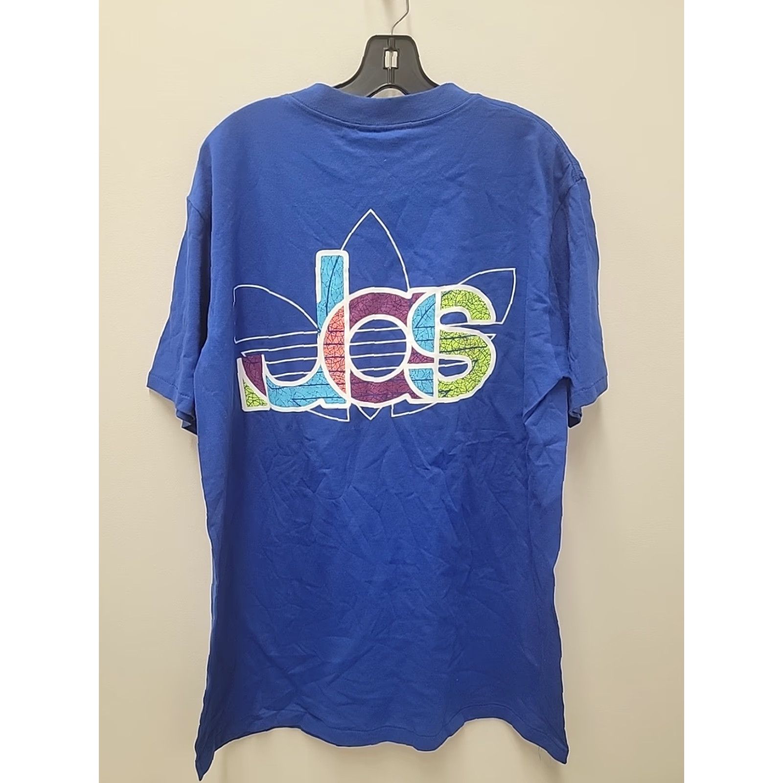 Adidas VINTAGE adidas Trefoil Tshirt Adidas Graphic Shirt Men L Blue NWT Size US L / EU 52-54 / 3 - 5 Thumbnail