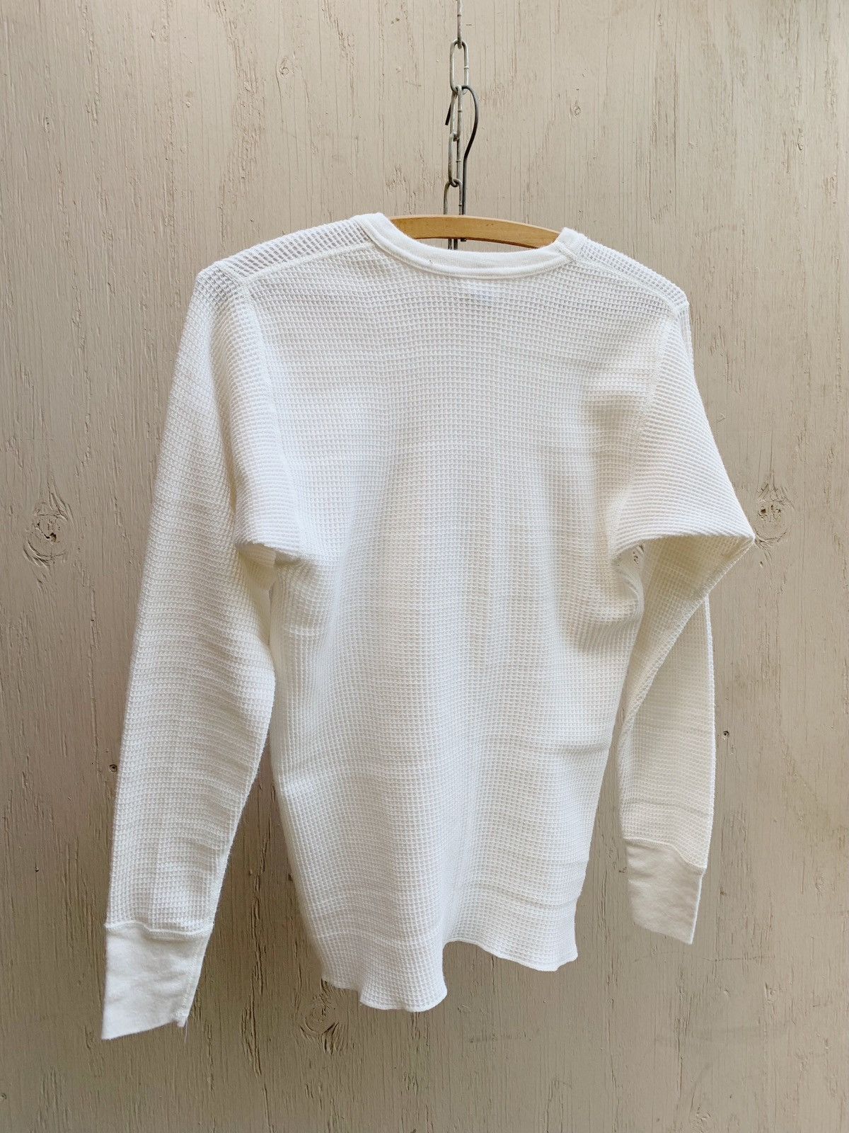 Vintage 1970s BOXY Thermal Knit L/S Shirt Distressed WCC Grunge ERD Size US M / EU 48-50 / 2 - 4 Thumbnail