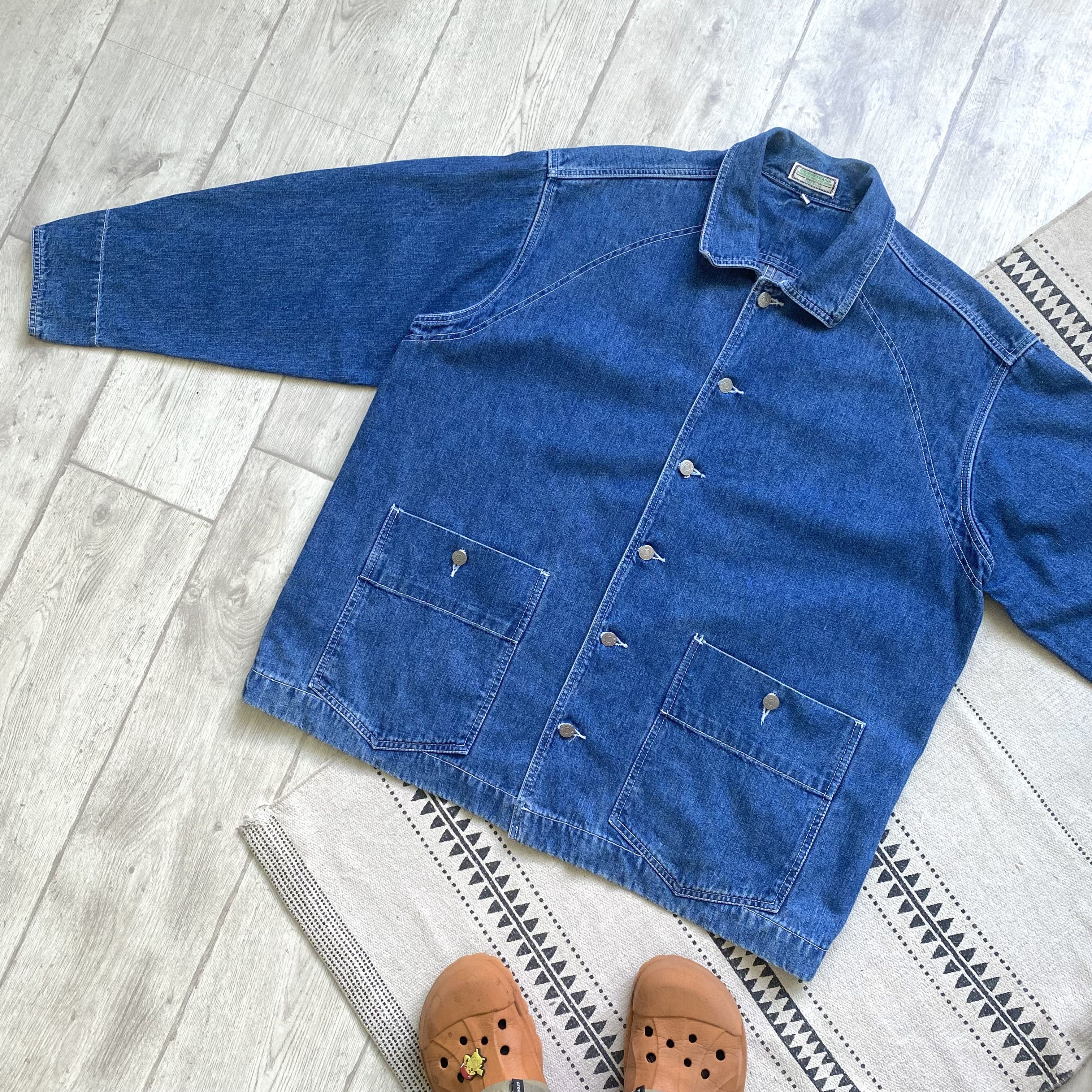 Guess Vintage 80-90s Guess Denim jacket Workers style. Made in USA Size US XL / EU 56 / 4 - 6 Thumbnail
