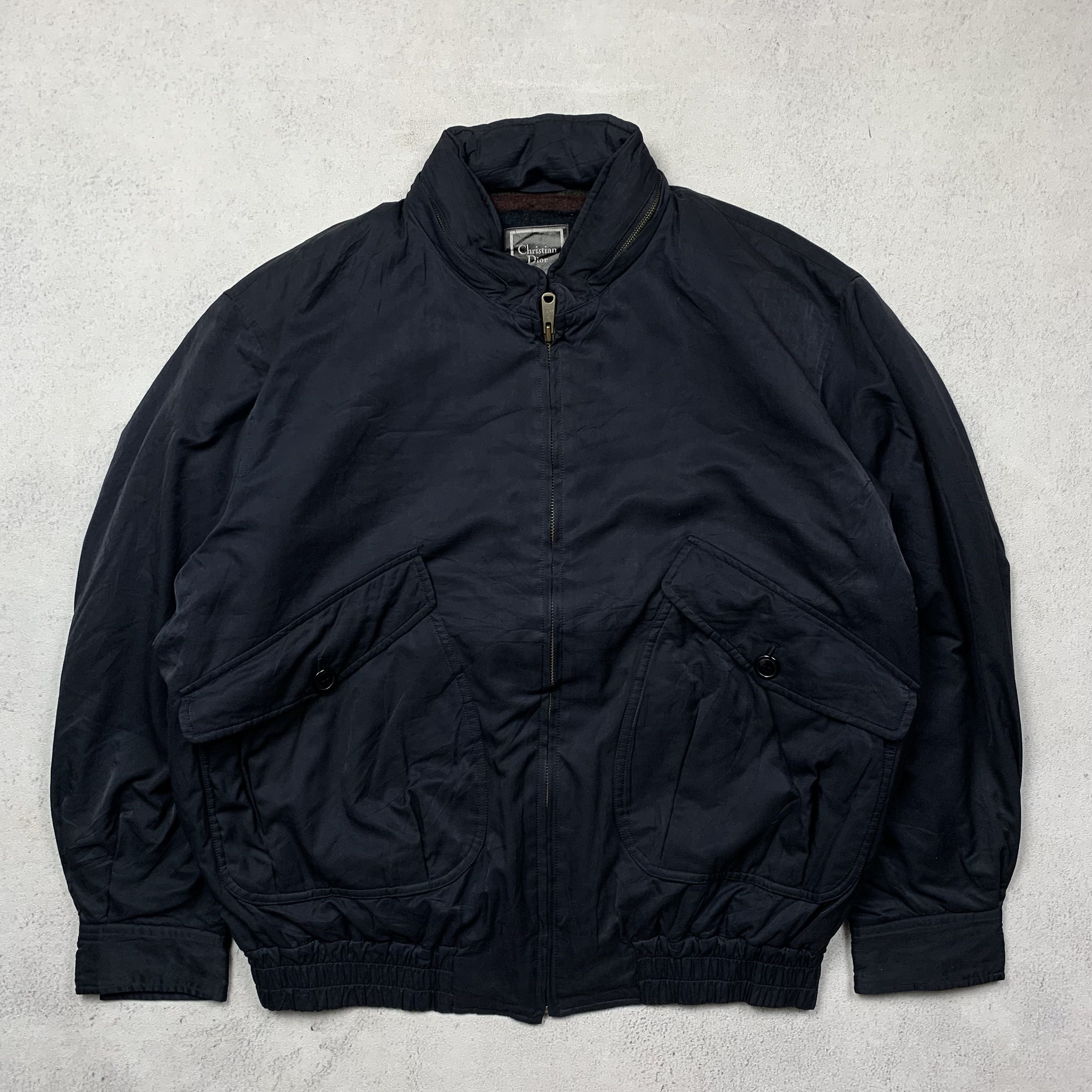 ジャケット・アウター 90s vintage dior leather collar bomber j 90s vintage dior leather collar bomber j