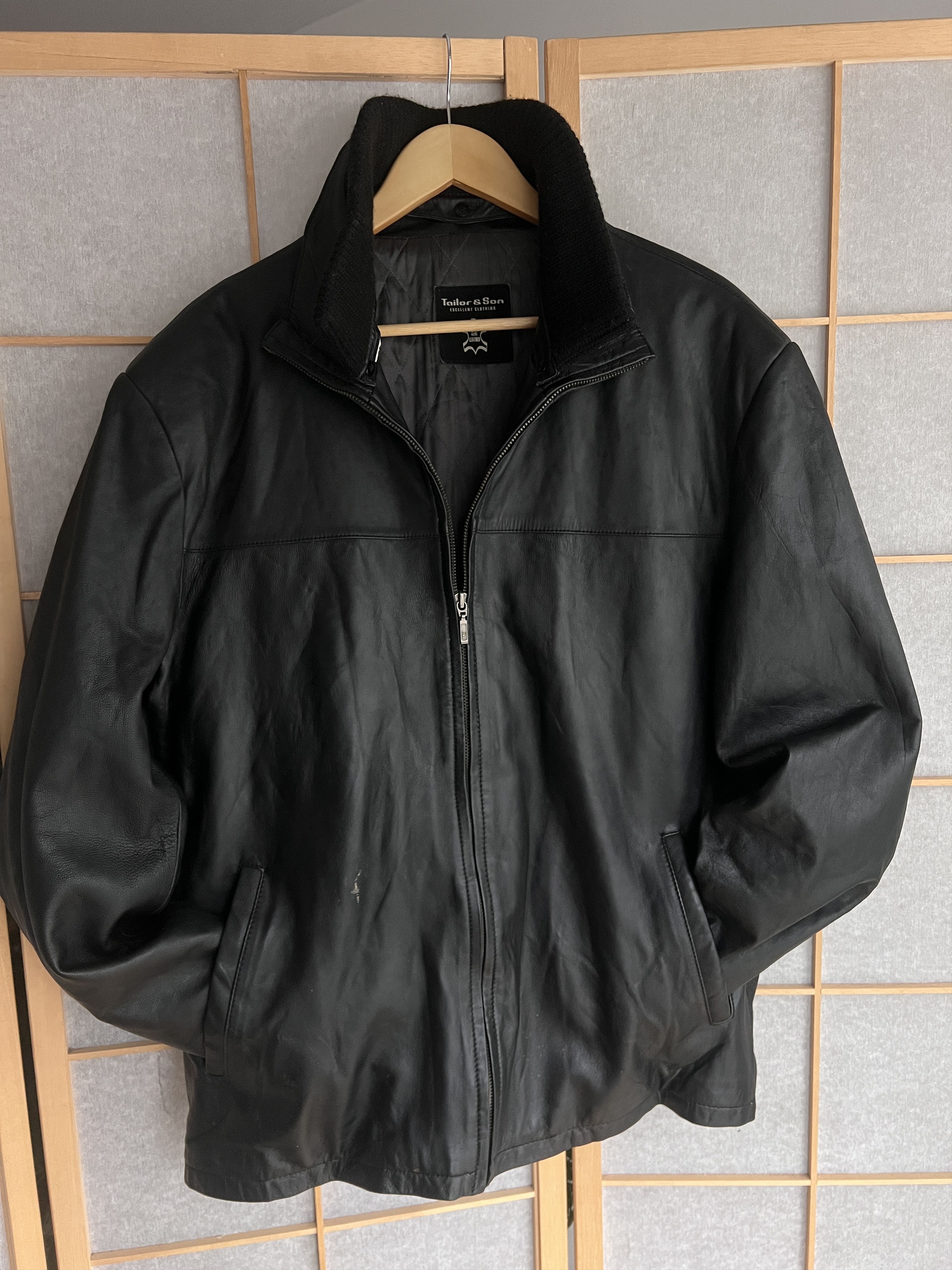 If Six Was Nine The Sopranos vibe VTG 2000s leather jacket coat opium y2k Size US L / EU 52-54 / 3 - 5 Thumbnail
