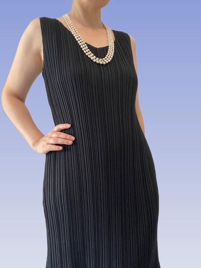 Issey Miyake Issey Miyake black dress Size M / US 6-8 / IT 42-44 - 3 Thumbnail