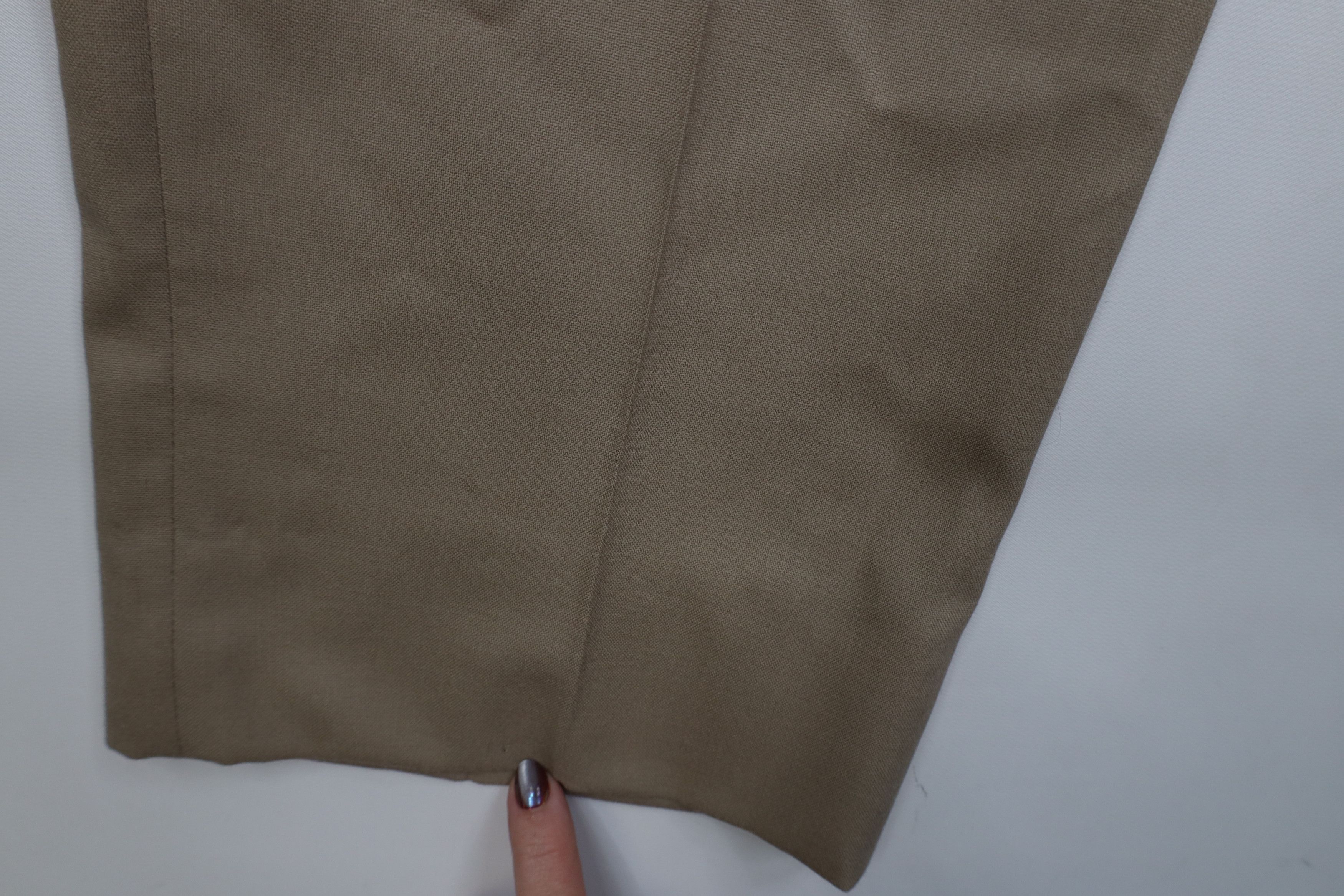 Vintage Vintage 90s Streetwear Wool Pleated Wide Leg Chino Pants Size US 34 / EU 50 - 6 Thumbnail