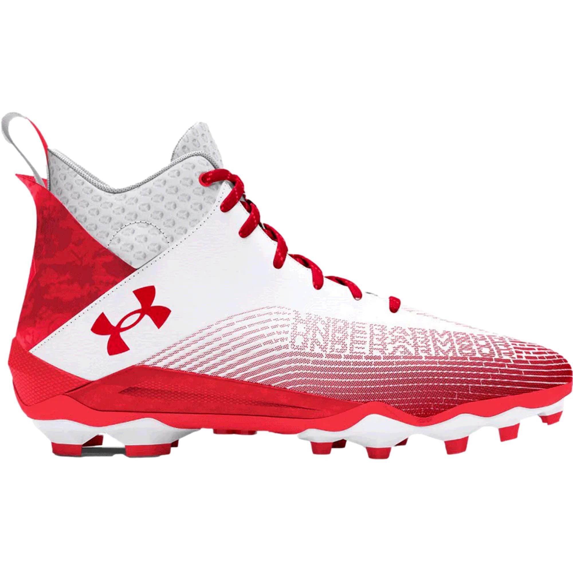Under Armour Hammer MC 2.0 White / Red 3027306-101 Size US 10.5 / EU 43-44 - 1 Thumbnail