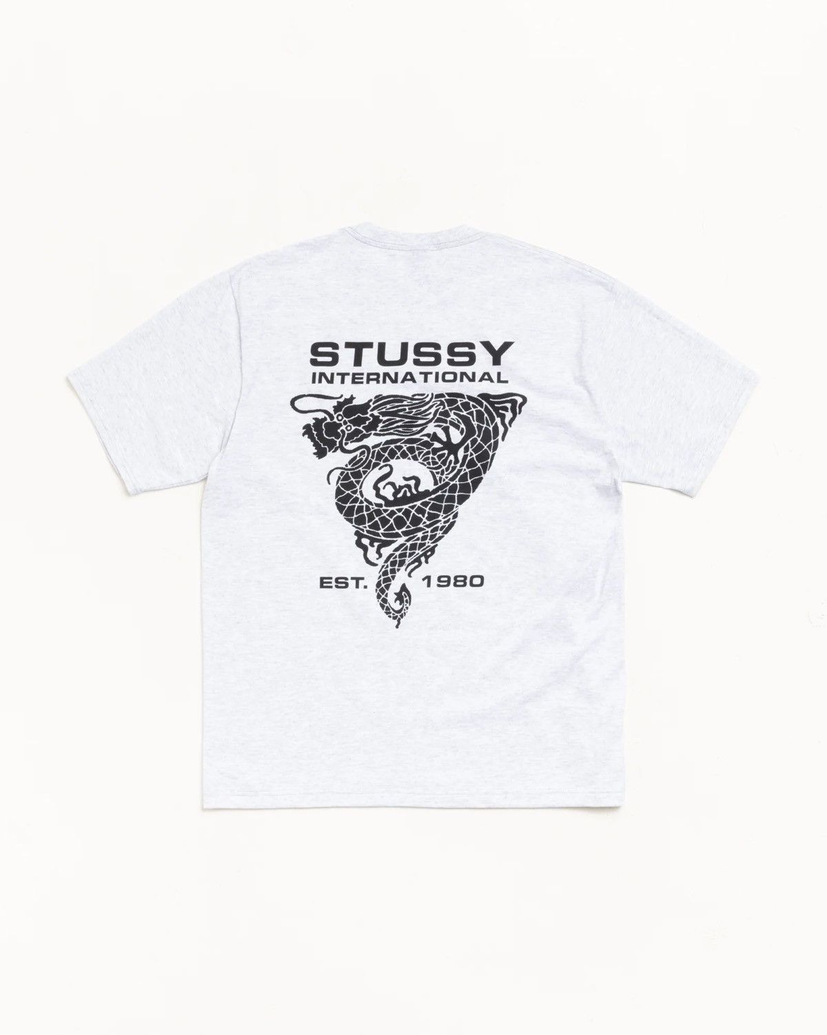 Stussy Stüssy Ash Heather Dragon Tee Size US L / EU 52-54 / 3 - 1 Thumbnail