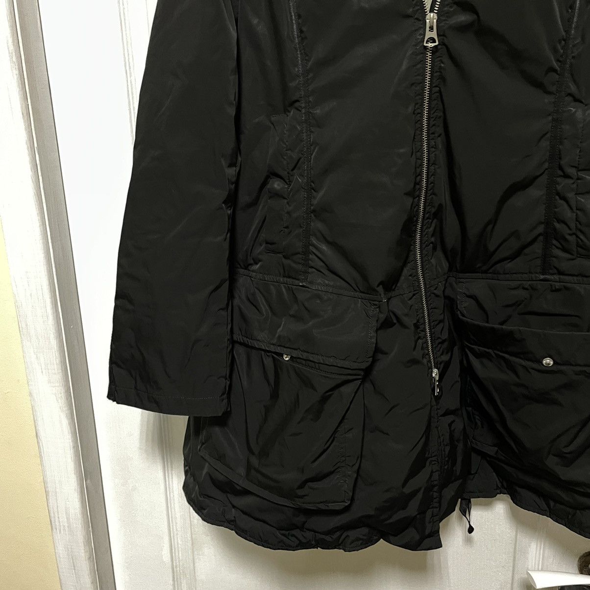 If Six Was Nine × Le Grande Bleu (L.G.B.) × Marithe + Francois Girbaud Marithè François Girbaud Bondage moto jacket coat down puffe Size L / US 10 / IT 46 - 3 Thumbnail