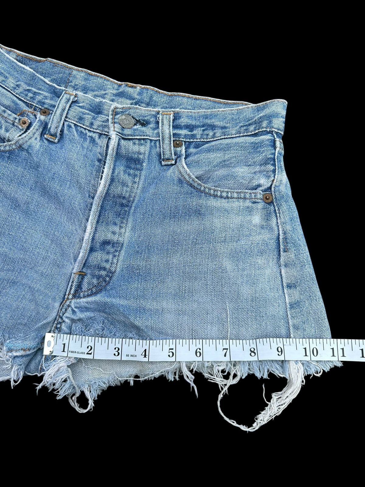 Levi's THRASHED Vintage Levis 6 Selvedge Denim Jeans Size US 28 / EU 44 - 16 Thumbnail