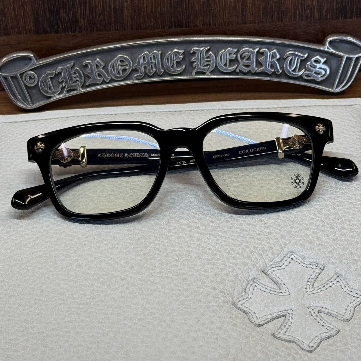Chrome Hearts Chrome Hearts Cox Ucker Glasses Size ONE SIZE - 1 Thumbnail