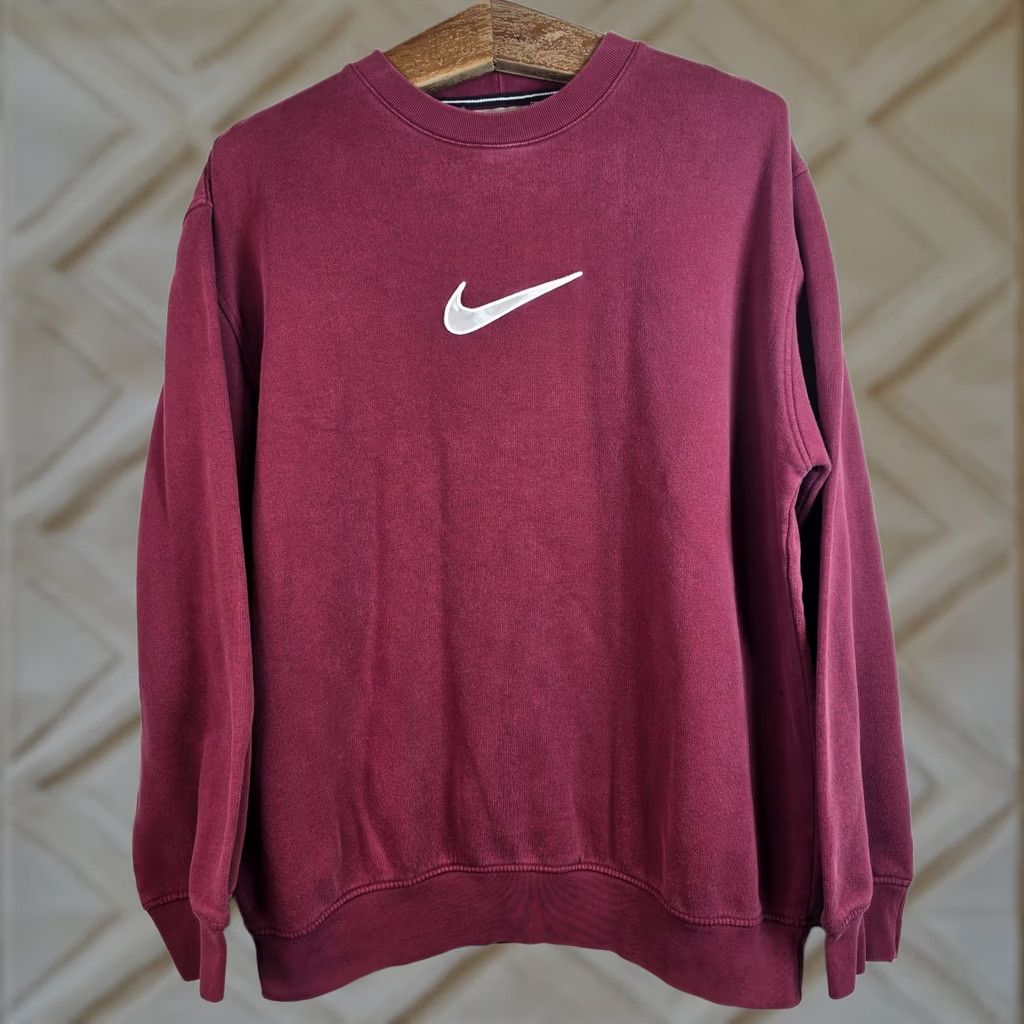 国内正規品 supreme nike crewneck 赤 L Nike × Supreme Supreme Nike Arc Crewneck Red Camo L | Grailed