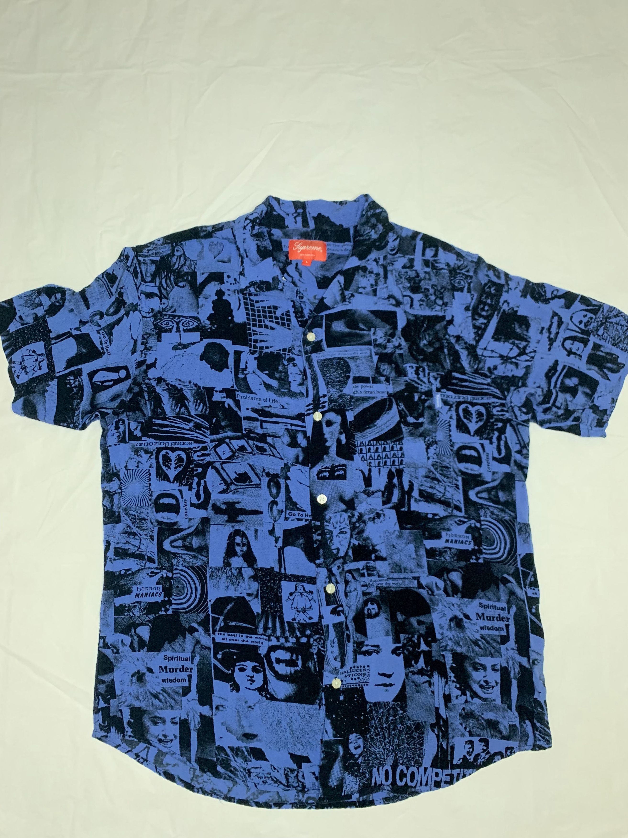 Supreme Supreme SS18 Vibrations Shirt (L) Size US L / EU 52-54 / 3 - 1 Thumbnail