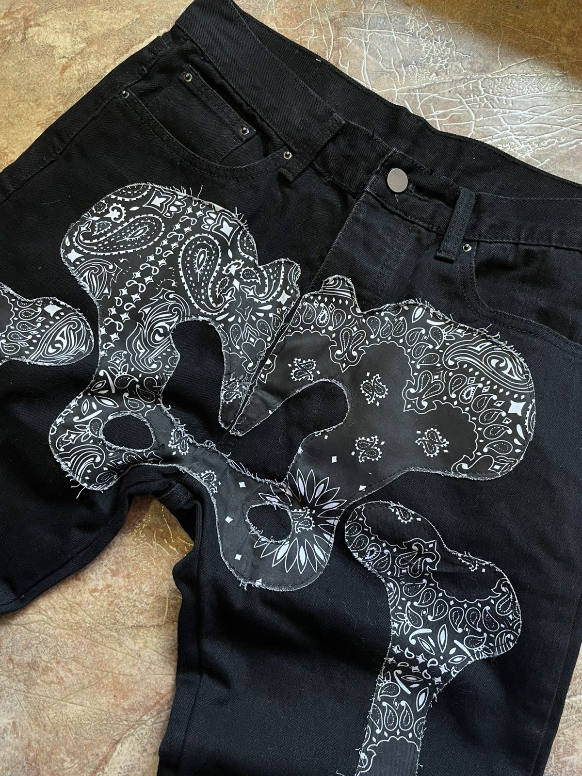 Other Skeleton bones bandana style kapital, amiri denim jeans Size US 31 - 2 Thumbnail
