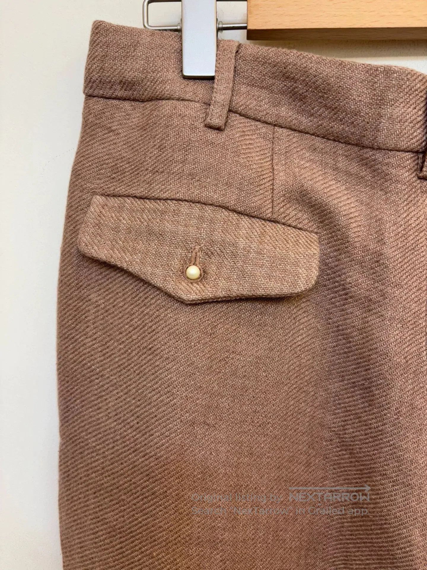 Magliano Magliano Thick Linen Elastic Waist Trousers. Size US 42 / EU 58 - 7 Thumbnail