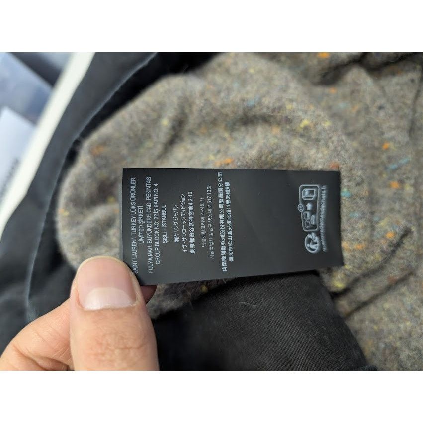 Saint Laurent Paris o1rshd1 Corduroy-Trimmed Cotton Canvas Work Jacket in Black Size US M / EU 48-50 / 2 - 21 Thumbnail
