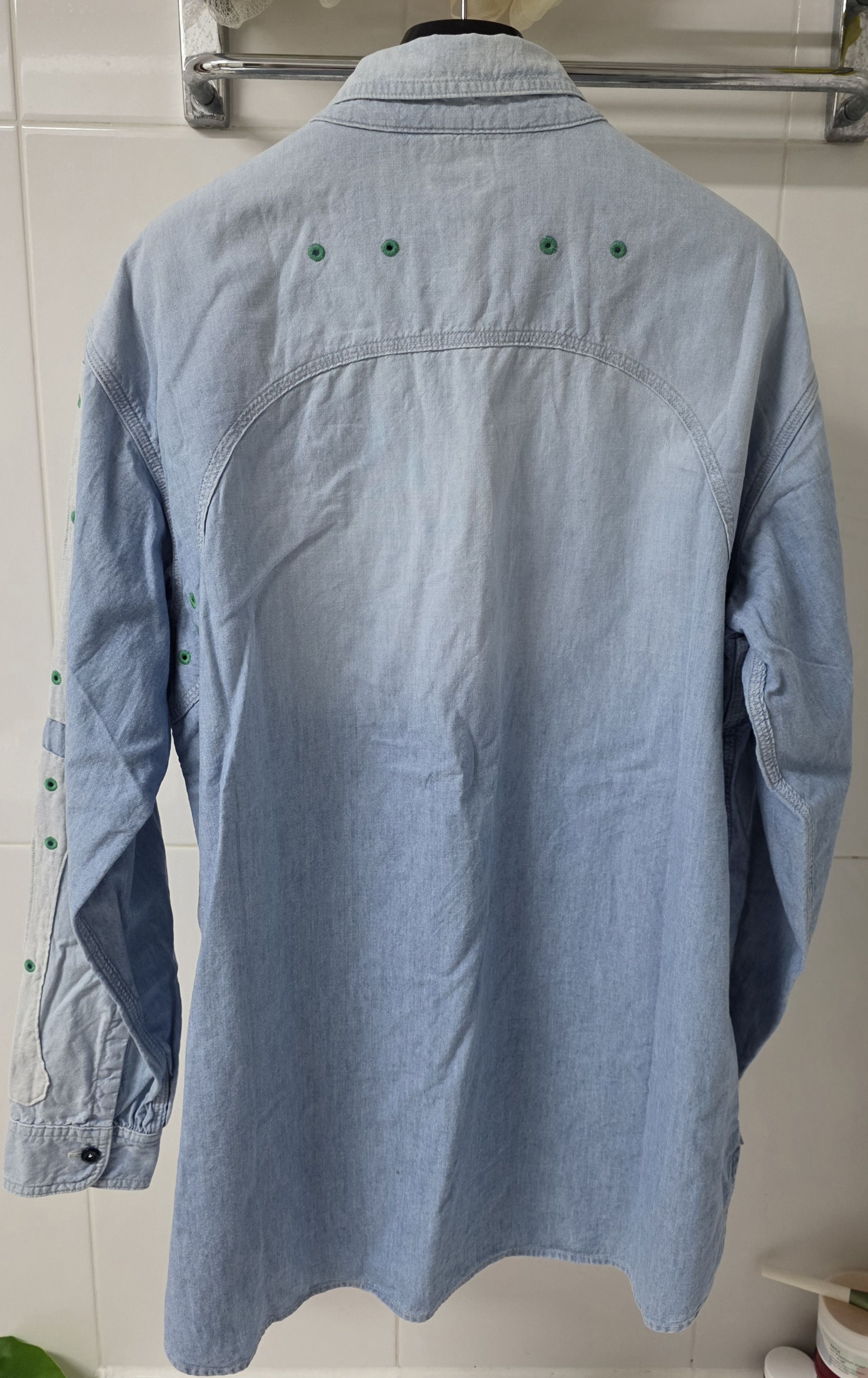 Kapital Kapital Bone Chambray Shirts Size US L / EU 52-54 / 3 - 2 Thumbnail