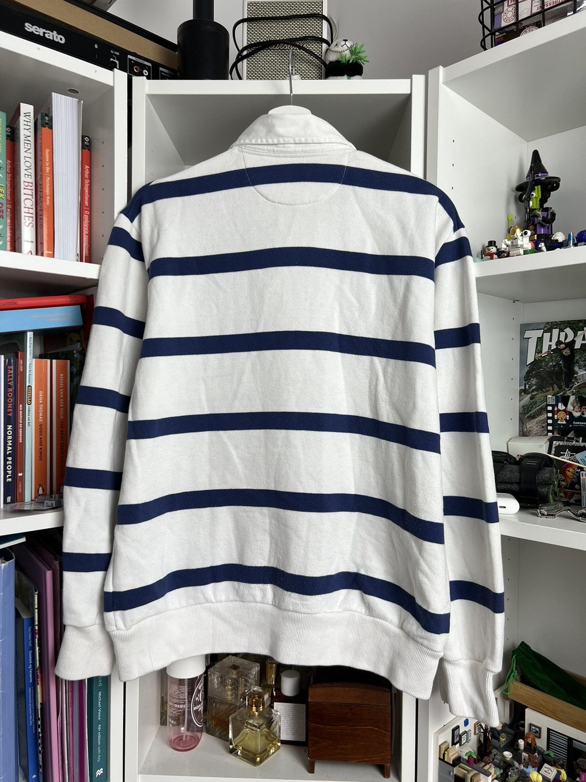 Designer × Polo Ralph Lauren × Ralph Lauren Polo Ralph Lauren striped polo sweatshirt M designer luxury Size US M / EU 48-50 / 2 - 2 Thumbnail