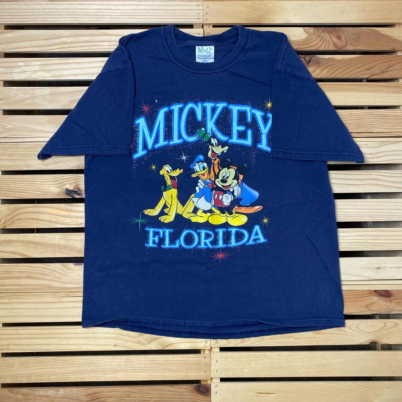 Disney Vintage Disney World Navy Blue Amusement Park Tee Size Large Size US L / EU 52-54 / 3 - 1 Thumbnail