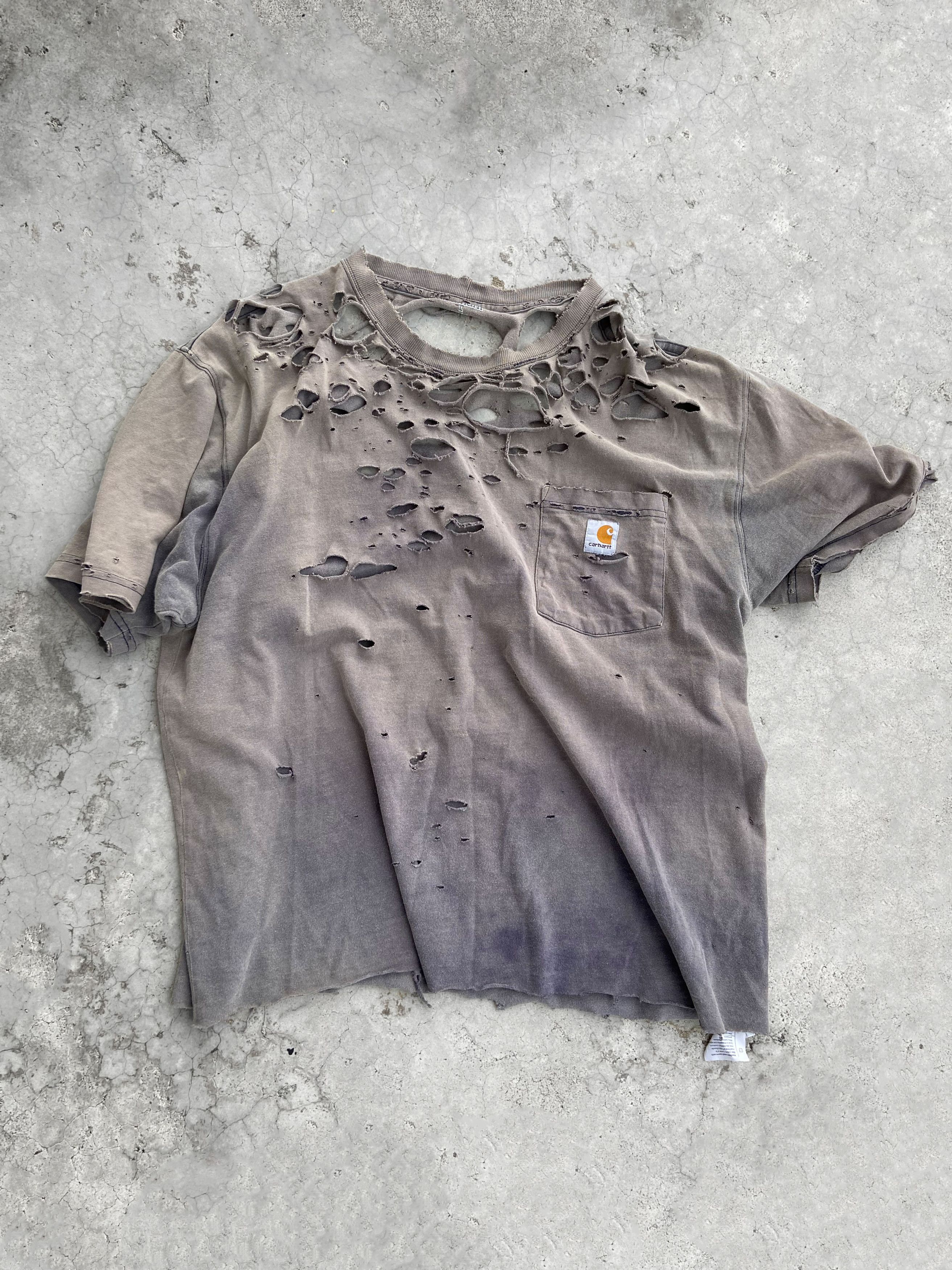 Carhartt (L) Carhartt T-Shirt Thrashed Distressed Pocket Size US L / EU 52-54 / 3 - 13 Thumbnail